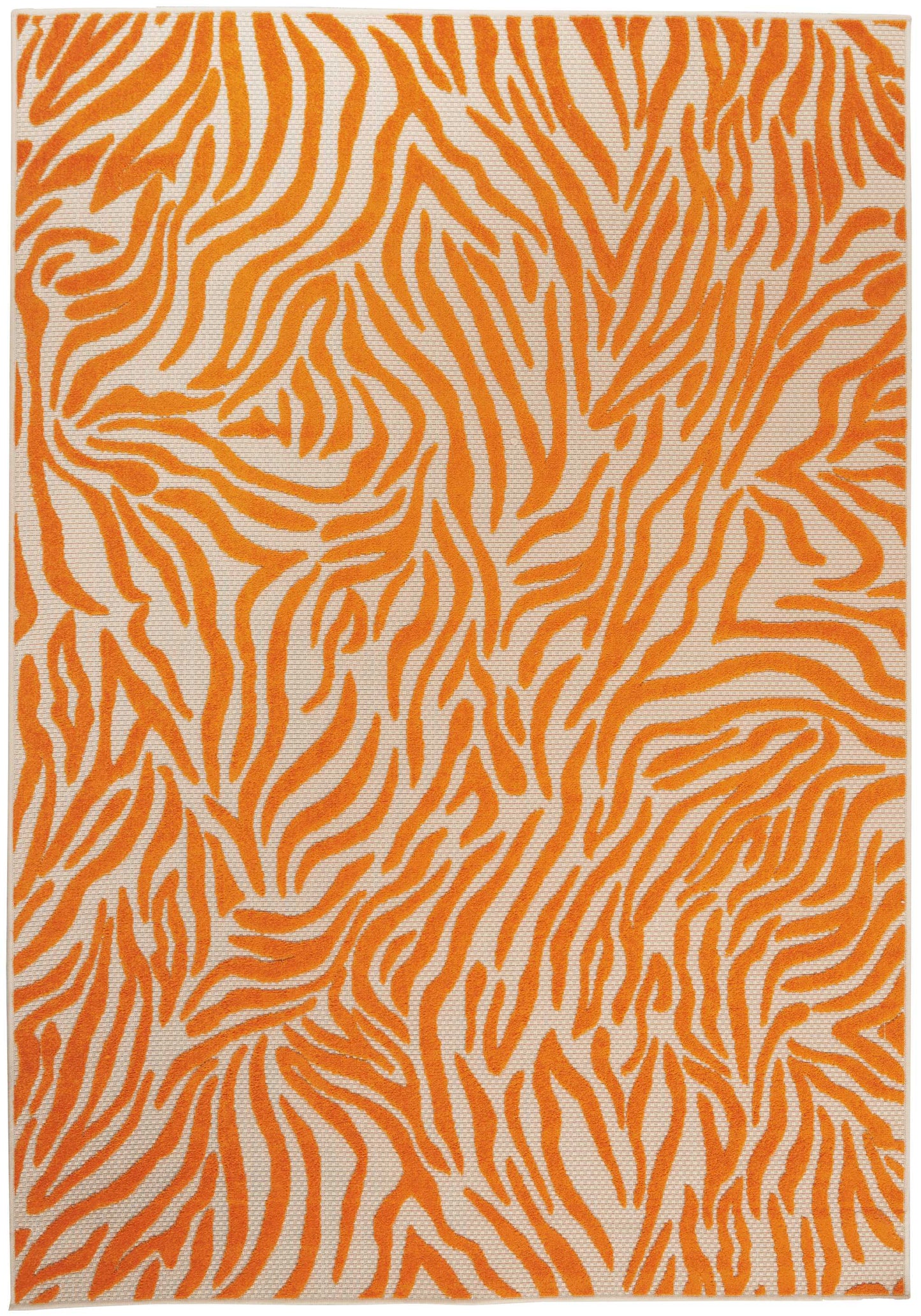 Nourison Home Aloha ALH04 Orange  Contemporary Machinemade Rug