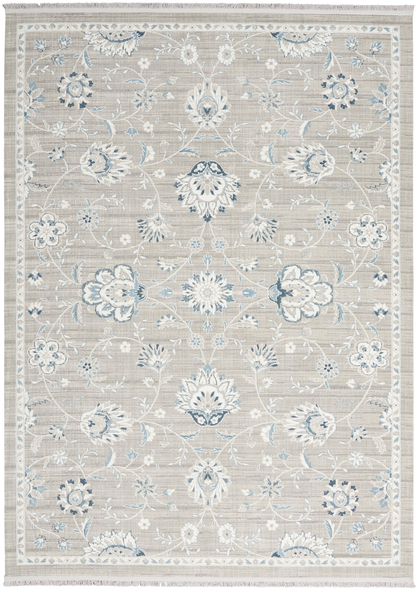 Nourison Home Lennox LEN01 Grey Ivory  Transitional Machinemade Rug