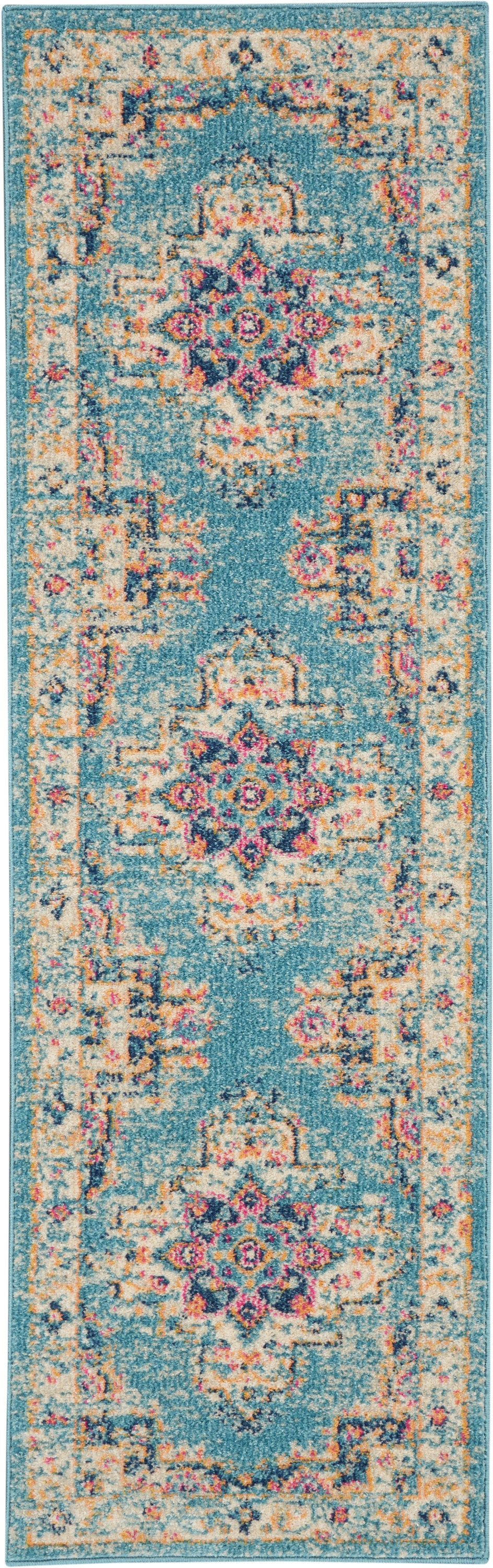 Nourison Home Passion PSN03 Light Blue  Transitional Machinemade Rug