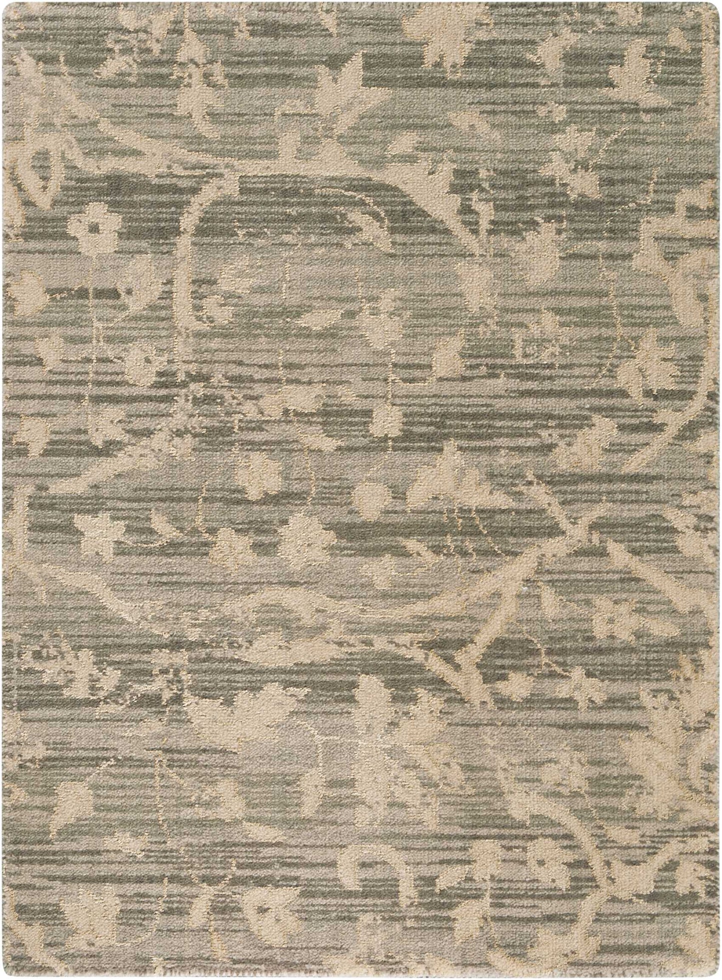 Nourison Home Silk Elements SKE22 Taupe Traditional Loom Rug