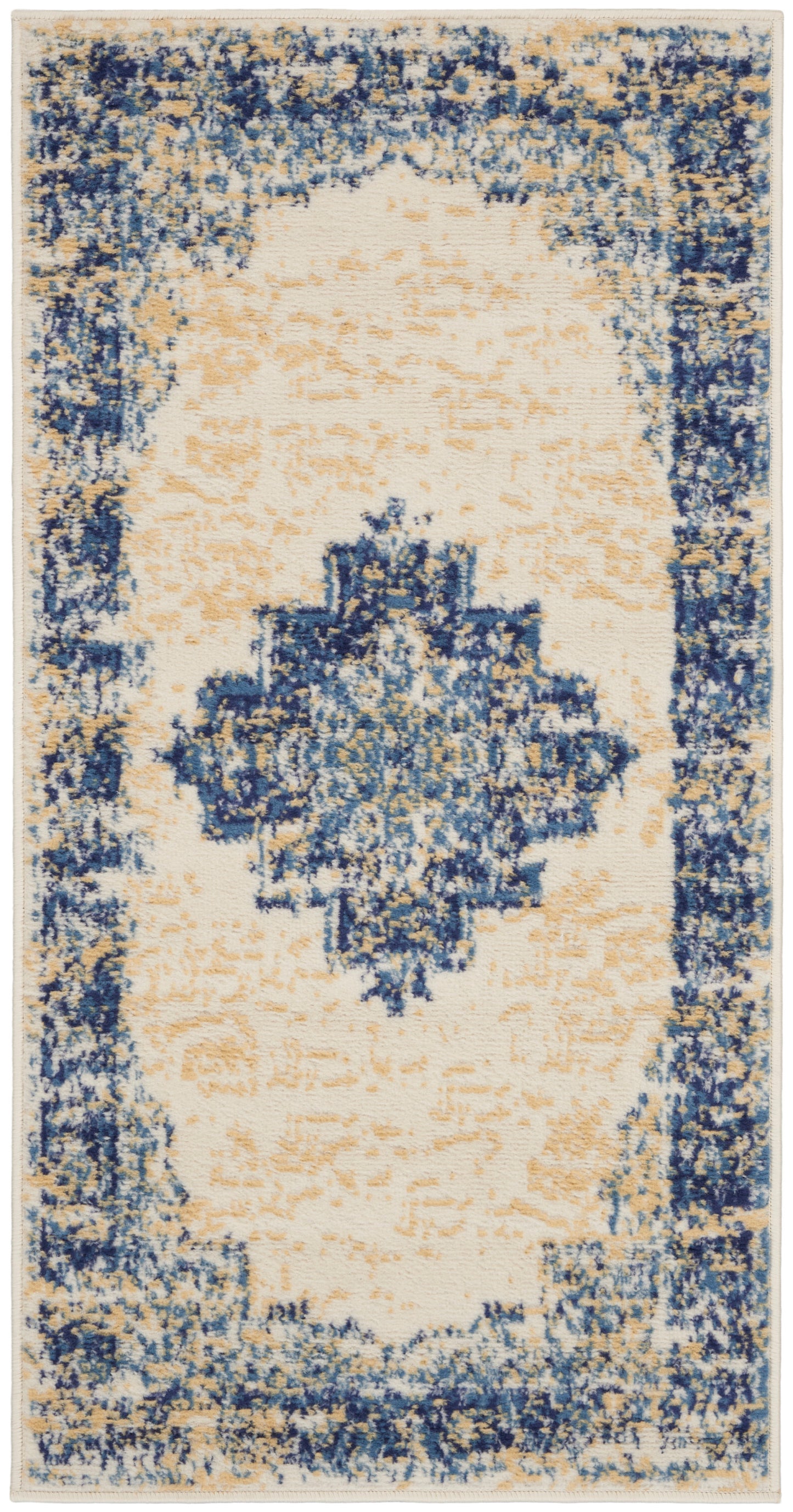 Nourison Home Grafix GRF14 White Transitional Machinemade Rug