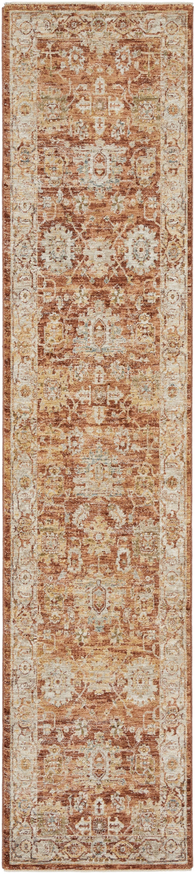 Nourison Home Sahar SHR02 Rust Traditional Machinemade Rug