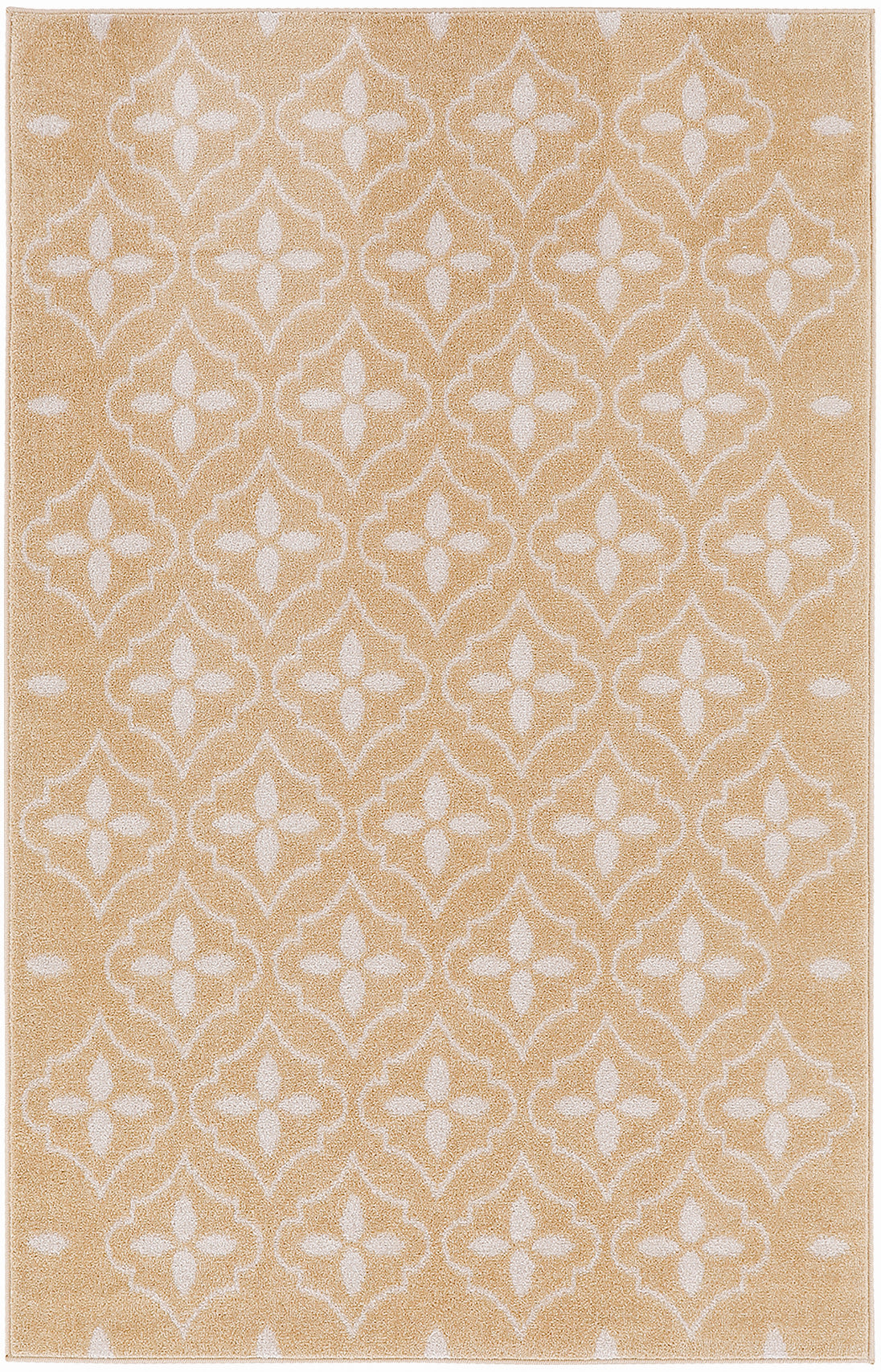 Nourison Home Nourison Essentials NRE04 Beige Ivory  Contemporary Machinemade Rug