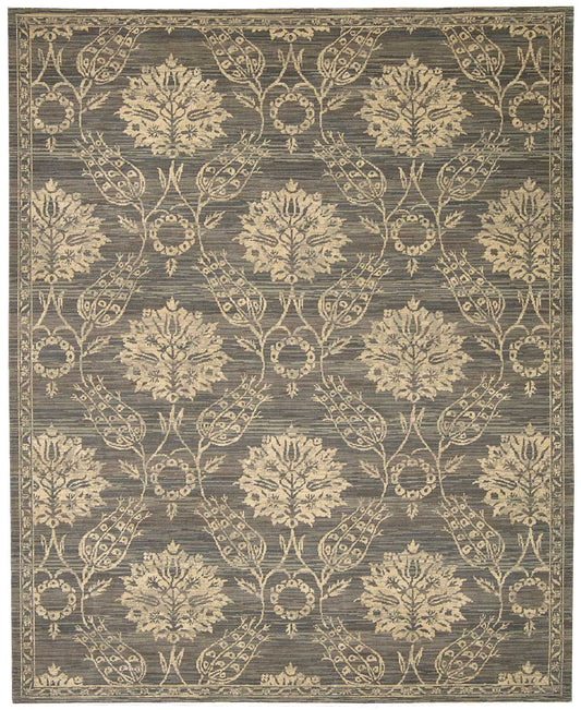 Nourison Home Silk Elements SKE31 Graphite  Traditional Loom Rug