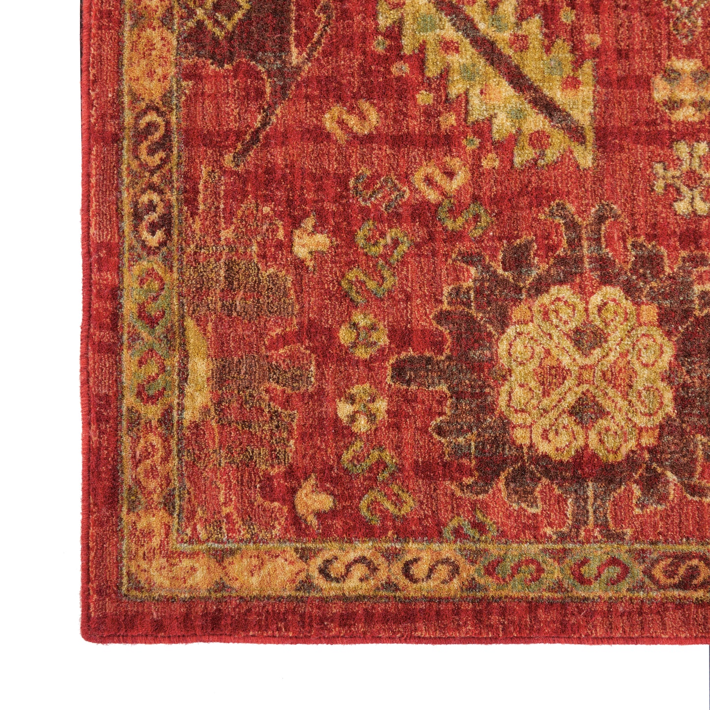 Nourison Home Jewel JEL04 Red  Traditional Machinemade Rug