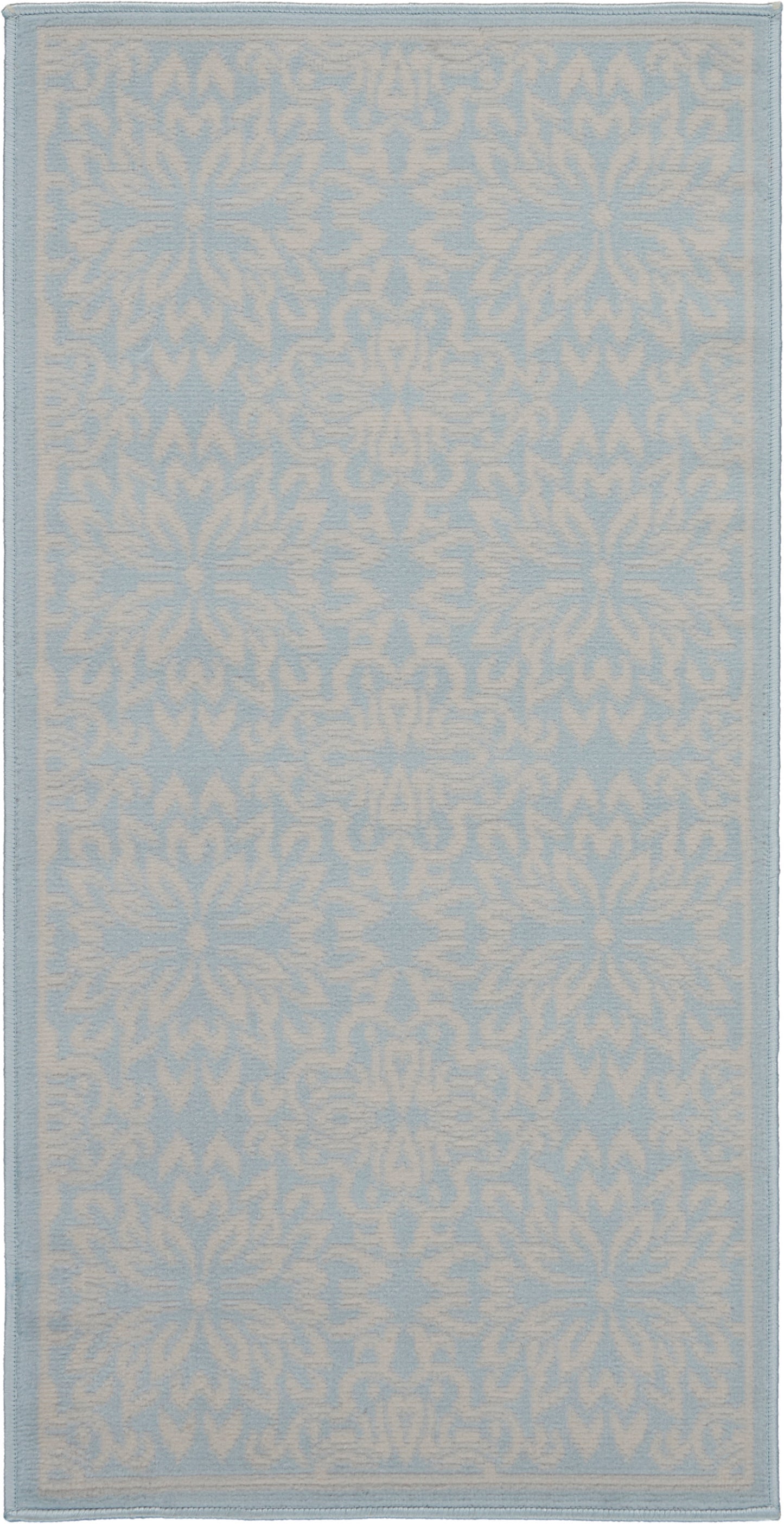 Nourison Home Jubilant JUB06 Ivory Light Blue Transitional Machinemade Rug