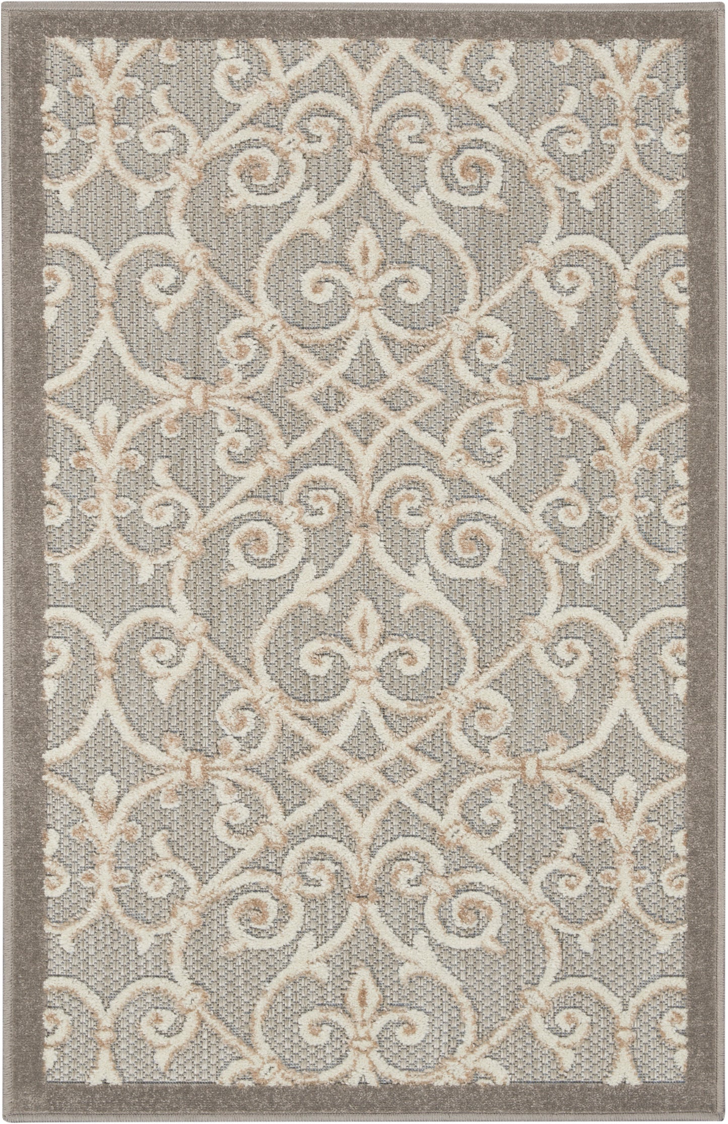 Nourison Home Aloha ALH21 Natural  Contemporary Machinemade Rug