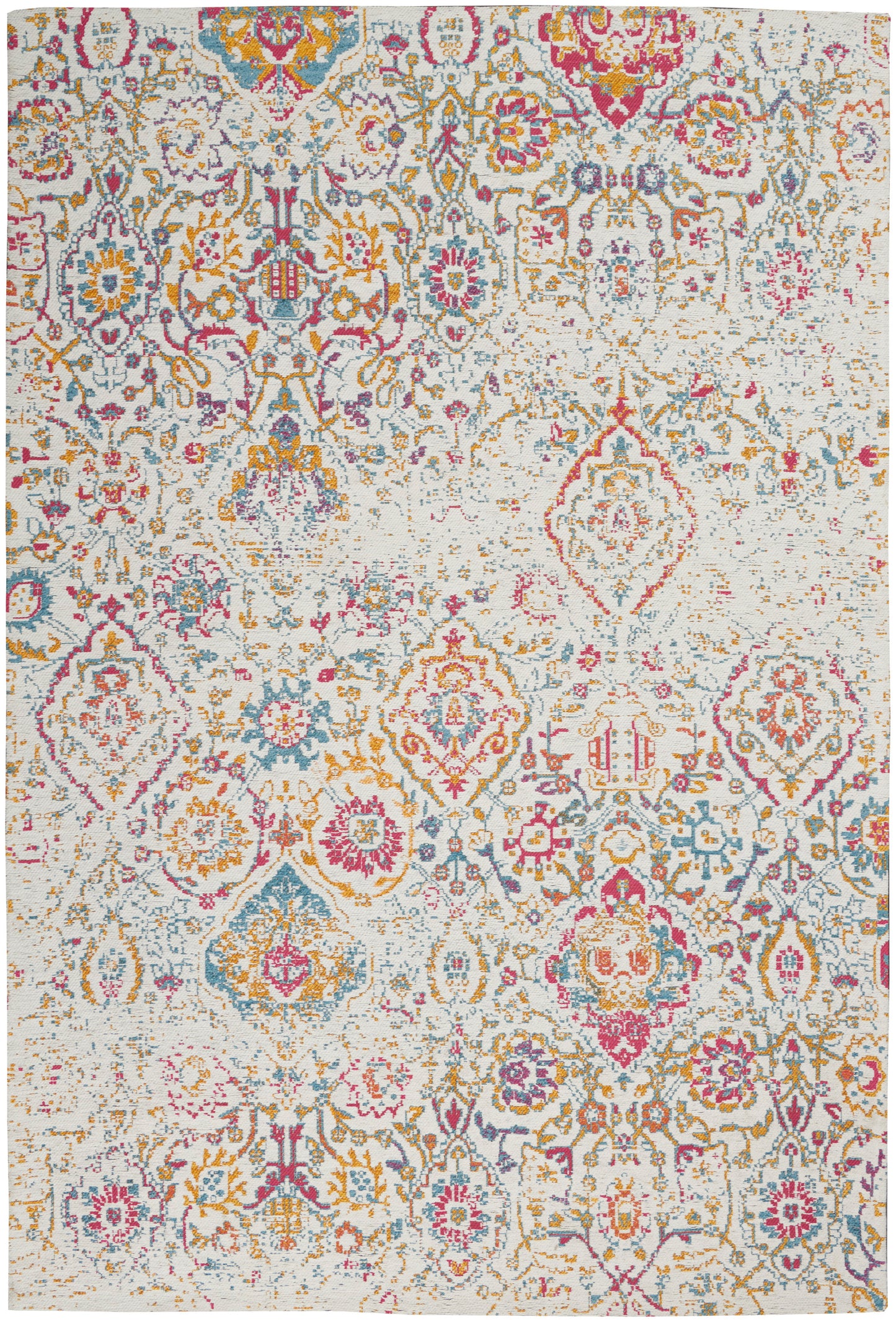 Nourison Home Damask DAS06 Multicolor  Transitional Machinemade Rug