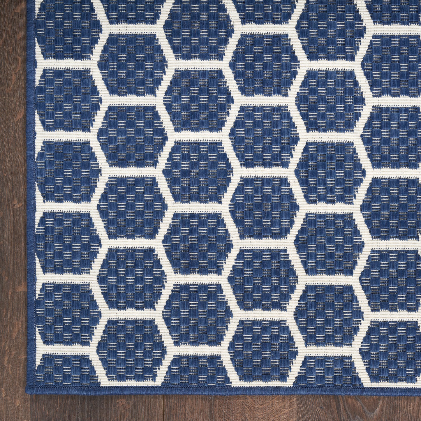 Nourison Home Twist Reversible TWS01 Navy Contemporary  Rug