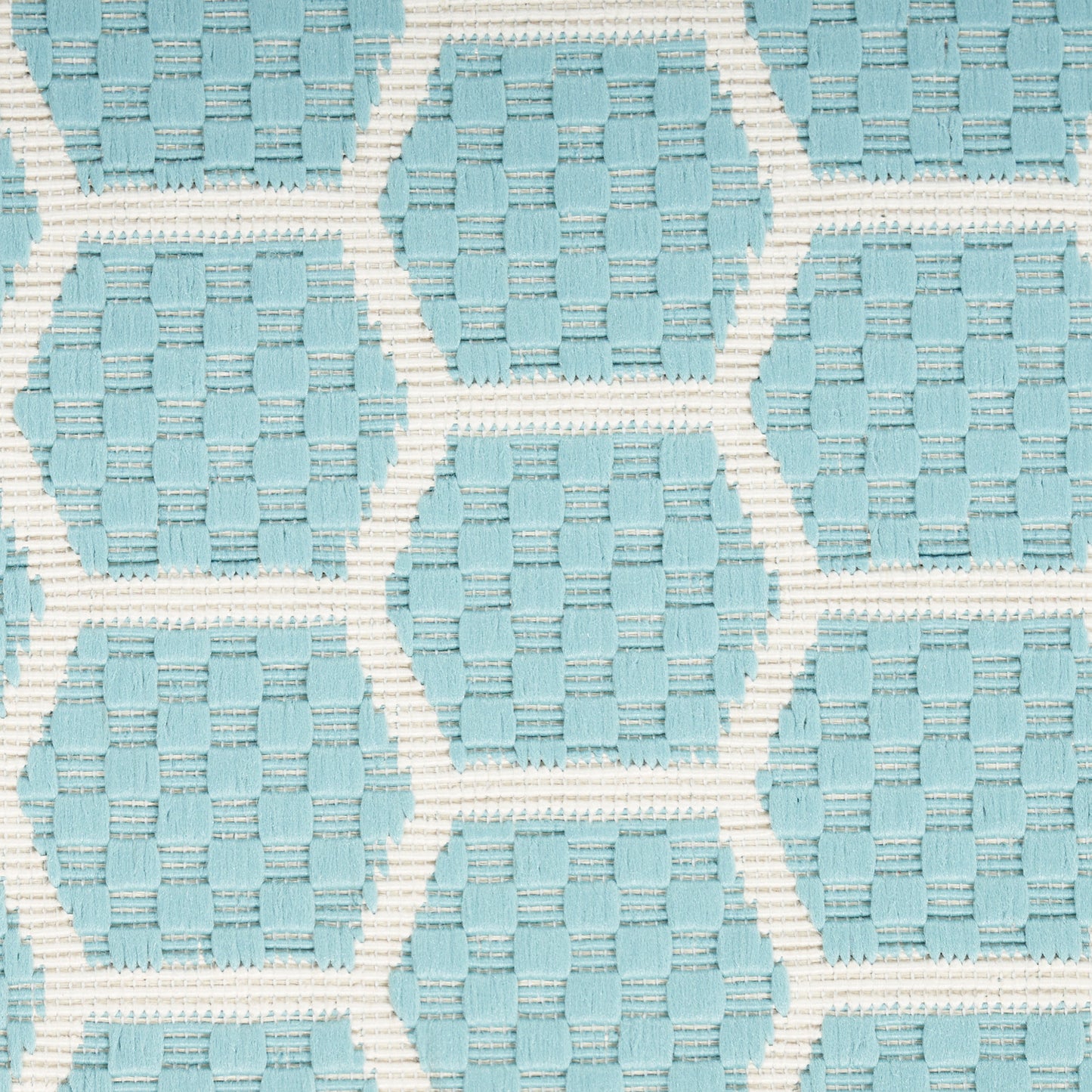 Nourison Home Twist Reversible TWS01 Aqua Contemporary  Rug