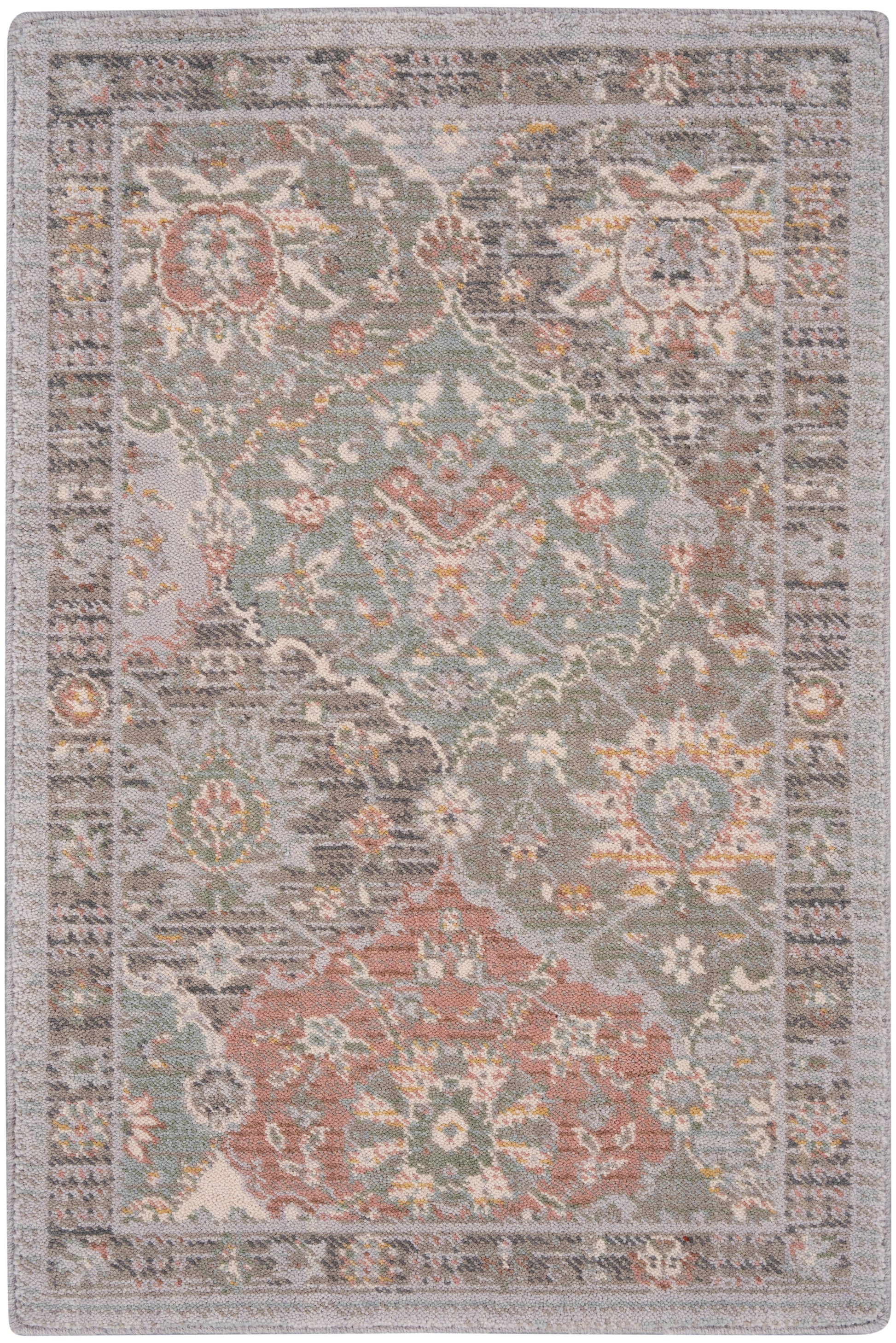 Nourison Home Parisa PSA05 Grey Multi Transitional Woven Rug