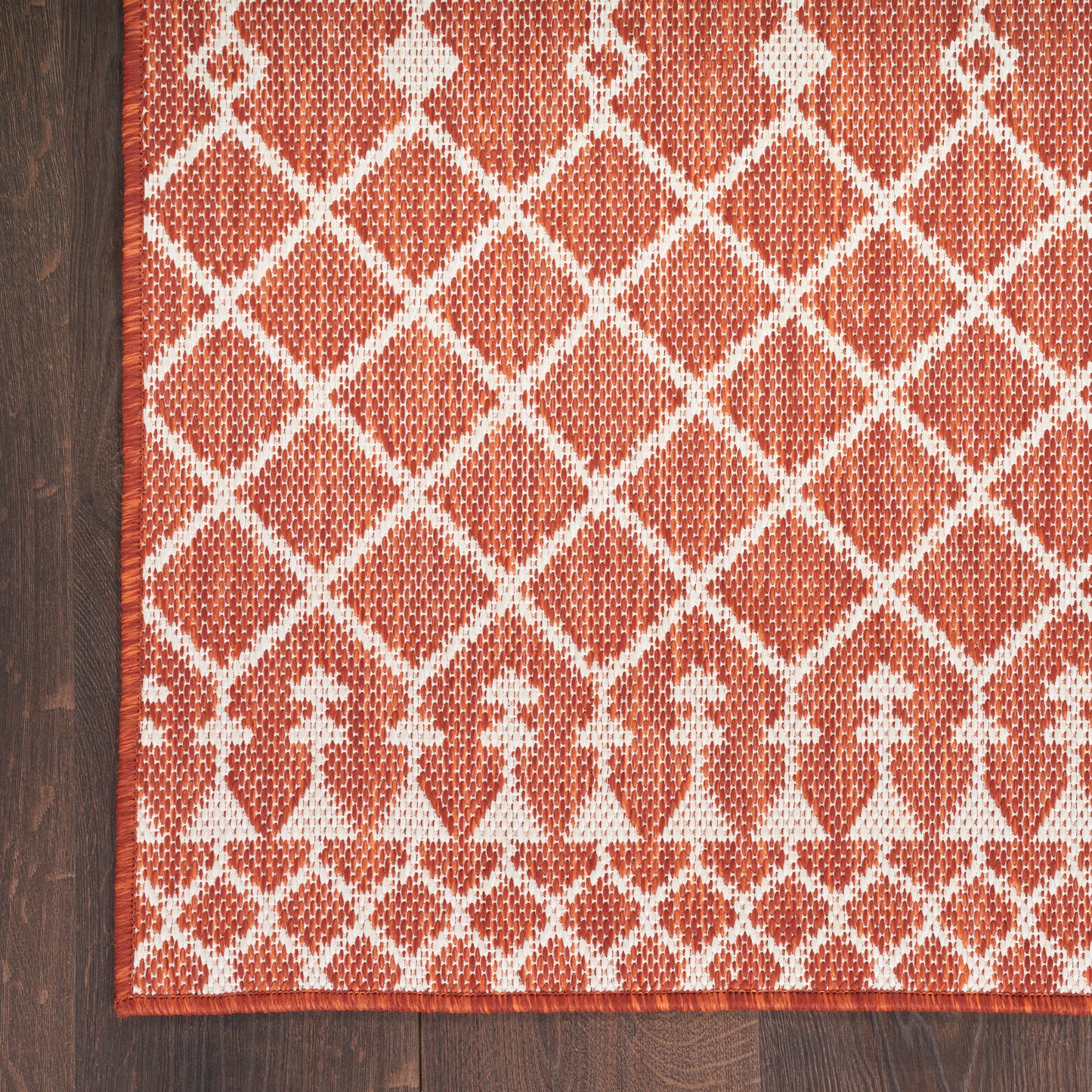 Nourison Home Positano POS02 Terracotta  Contemporary Machinemade Rug