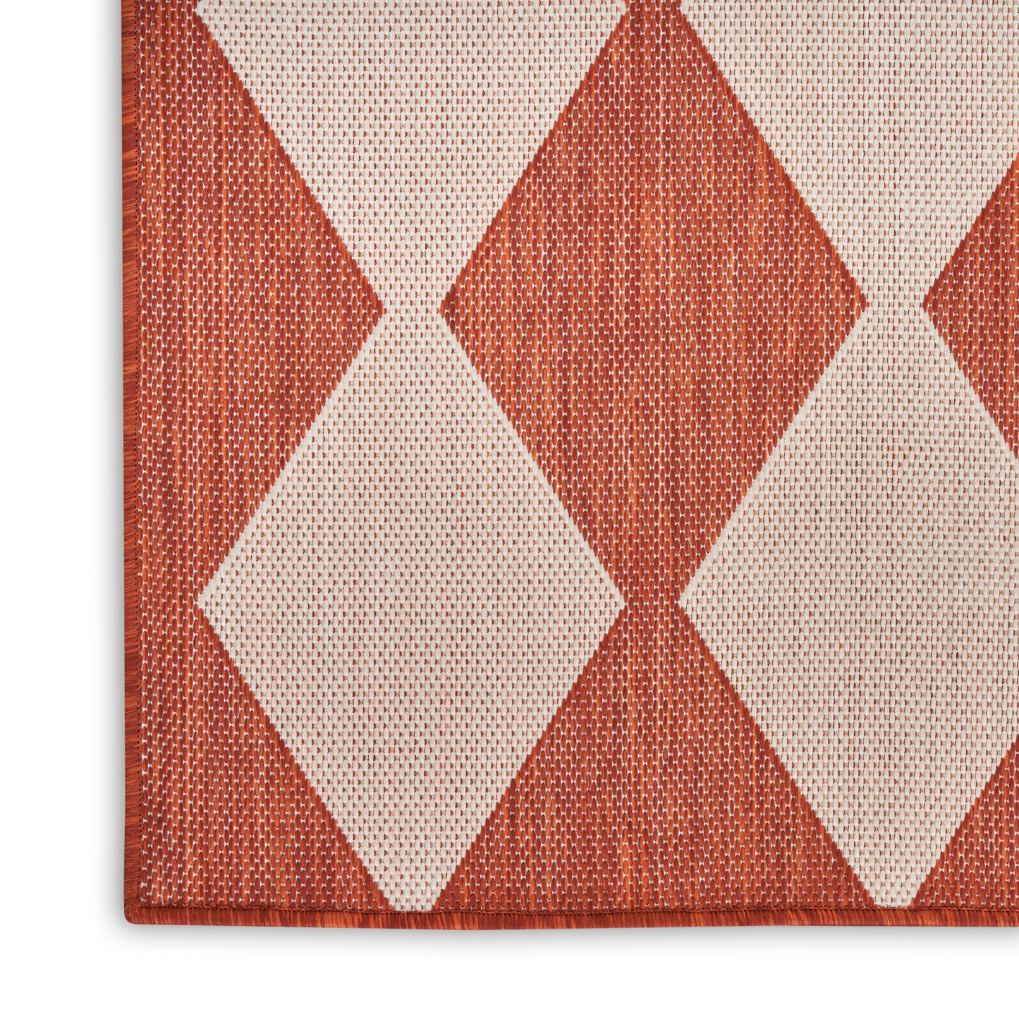 Nourison Home Positano POS04 Terracotta  Contemporary Machinemade Rug