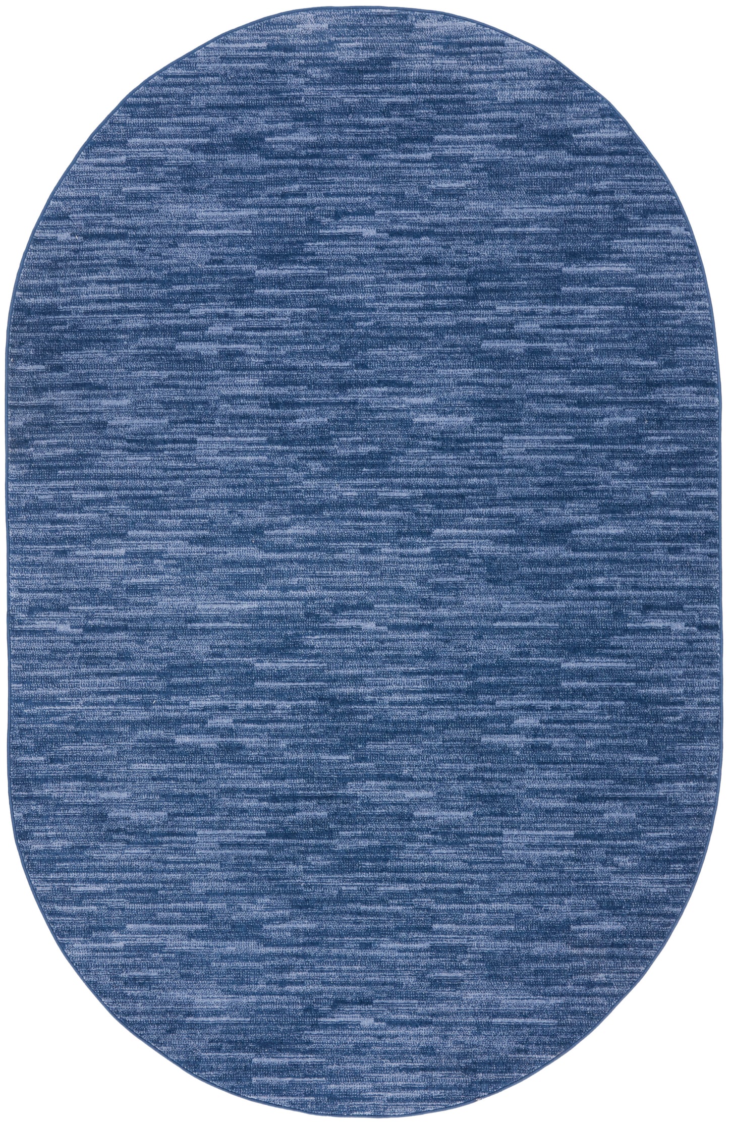 Nourison Home Nourison Essentials NRE01 Navy Blue  Contemporary Machinemade Rug