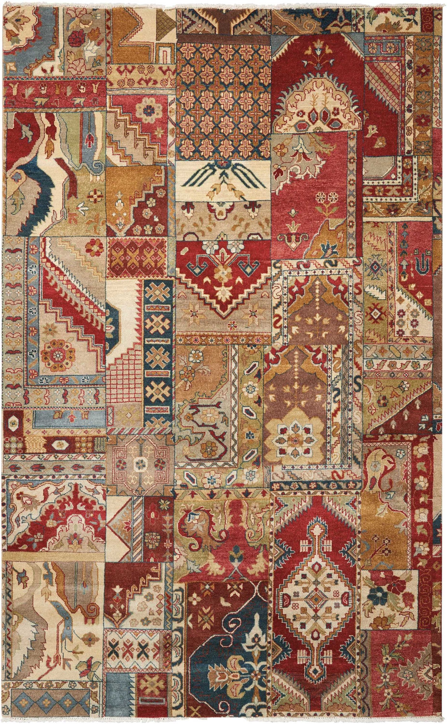 Nourison Home Legend LD05 Multicolor  Transitional Knotted Rug