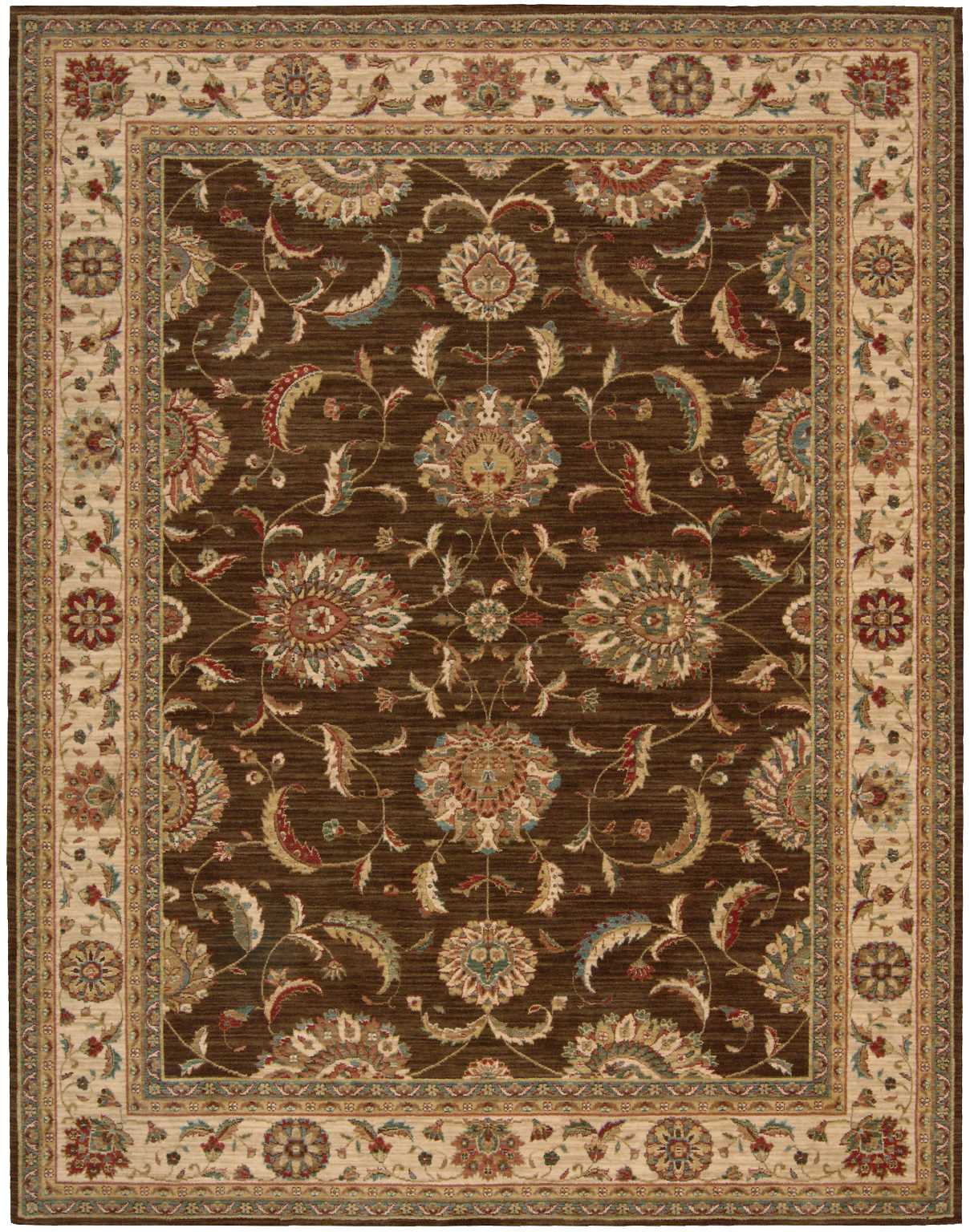 Nourison Home Living Treasures LI04 Brown  Traditional Loom Rug