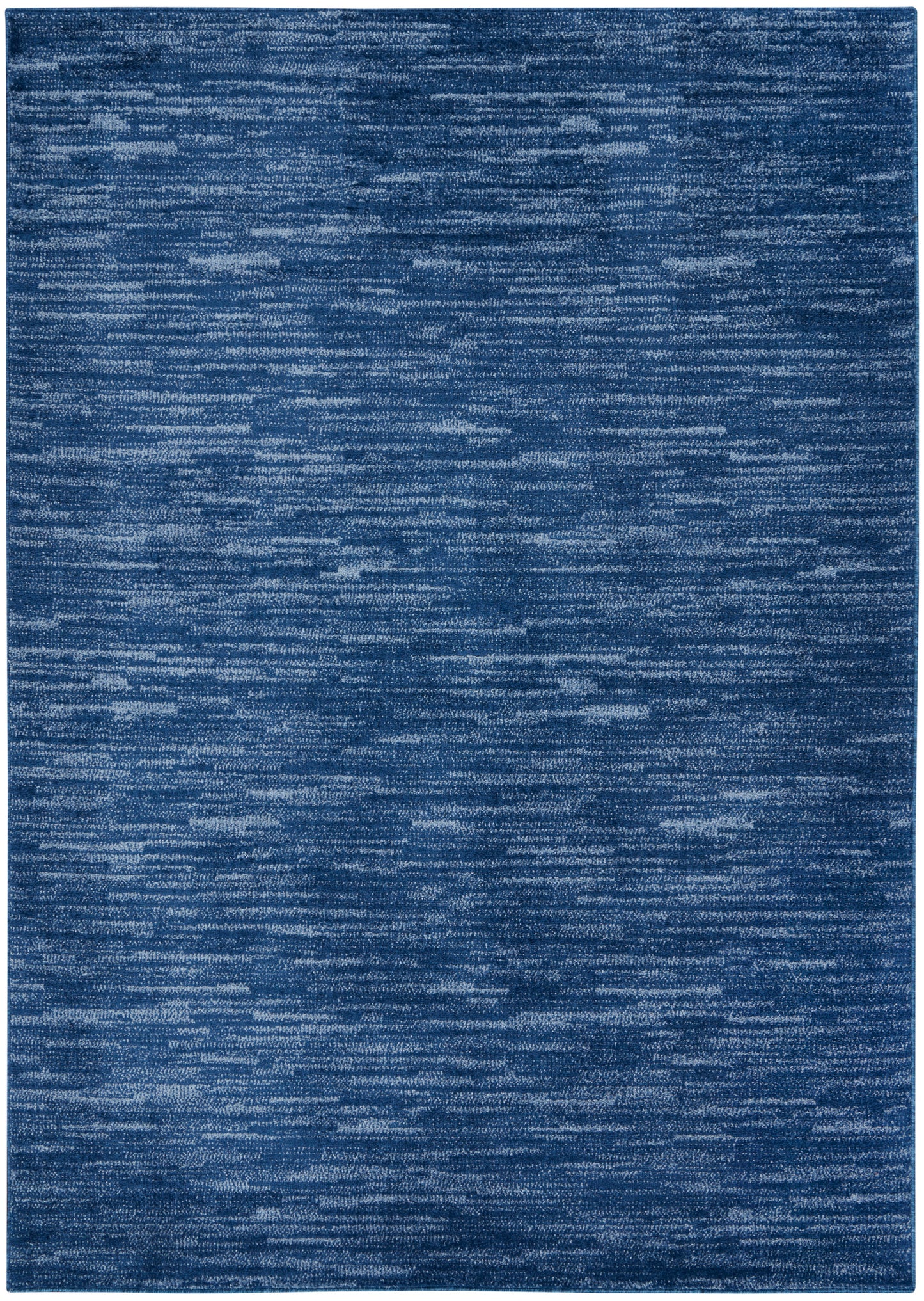 Nourison Home Nourison Essentials NRE01 Navy Blue  Contemporary Machinemade Rug