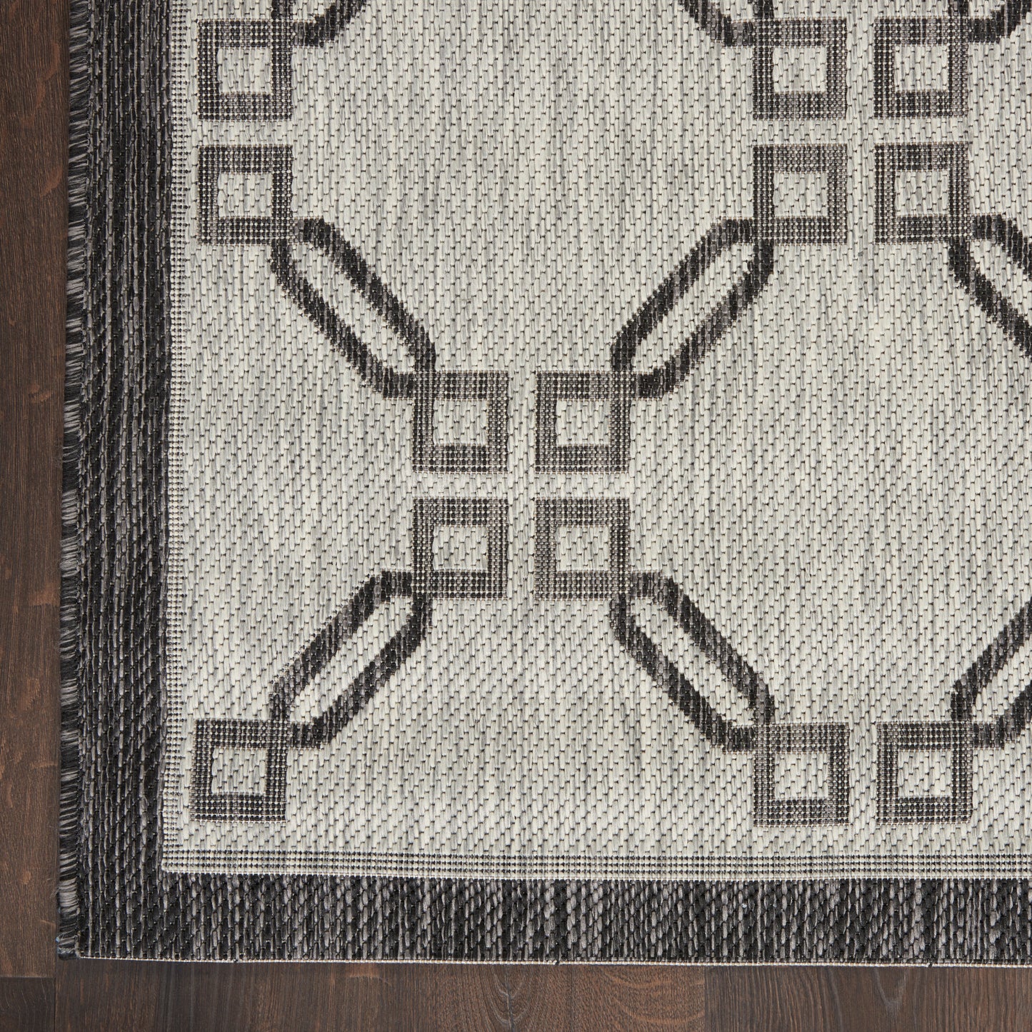 Nourison Home Country Side CTR02 Ivory Charcoal  Transitional Machinemade Rug