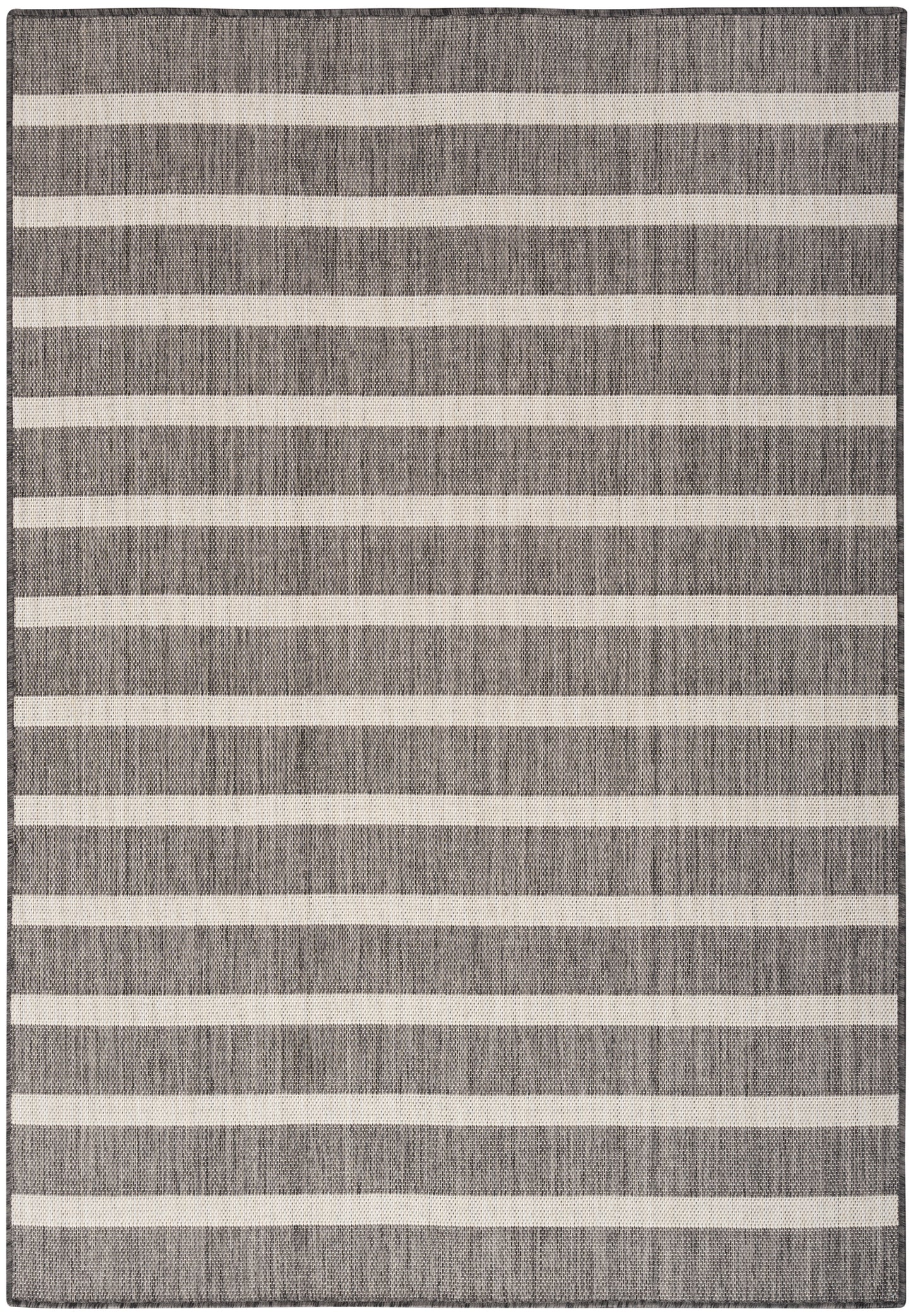 Nourison Home Positano POS03 Charcoal Ivory  Contemporary Machinemade Rug