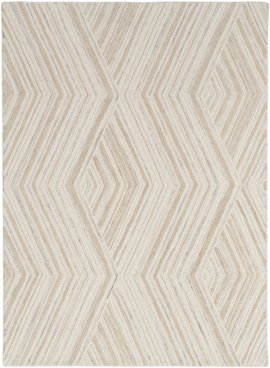 Nourison Home Graceful GRU03 Ivory Contemporary Tufted Rug