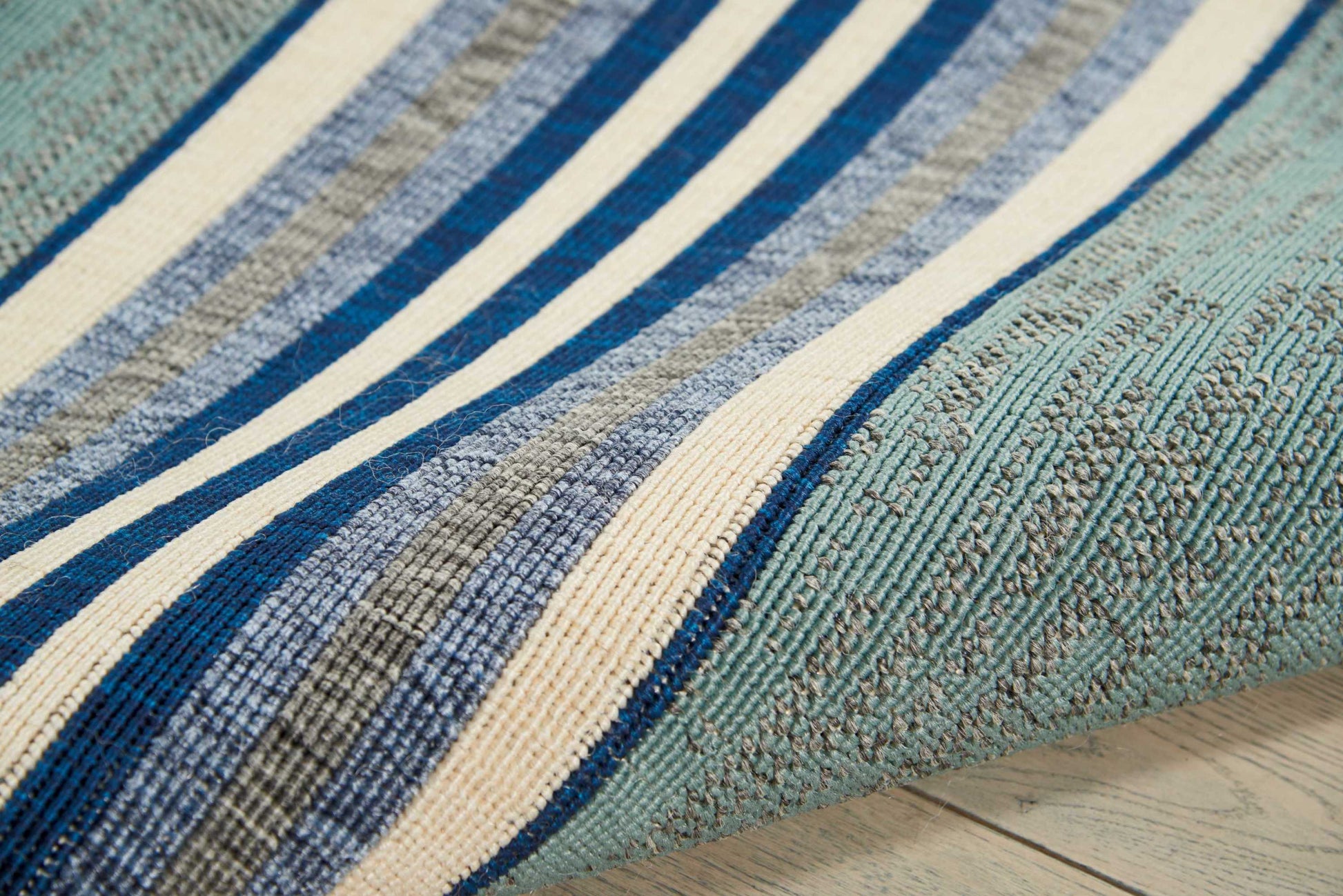 Barclay Butera Lido LID02 Aqua Blue Contemporary Flat Weave Rug - Rugs - Barclay Butera - Atlanta Designer Rugs