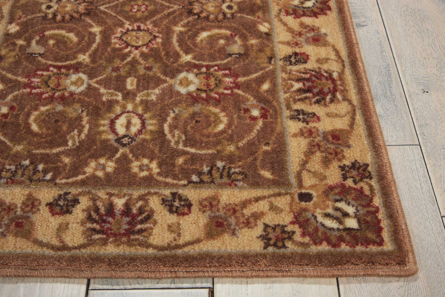 Nourison Home Somerset ST62 Taupe  Traditional Machinemade Rug