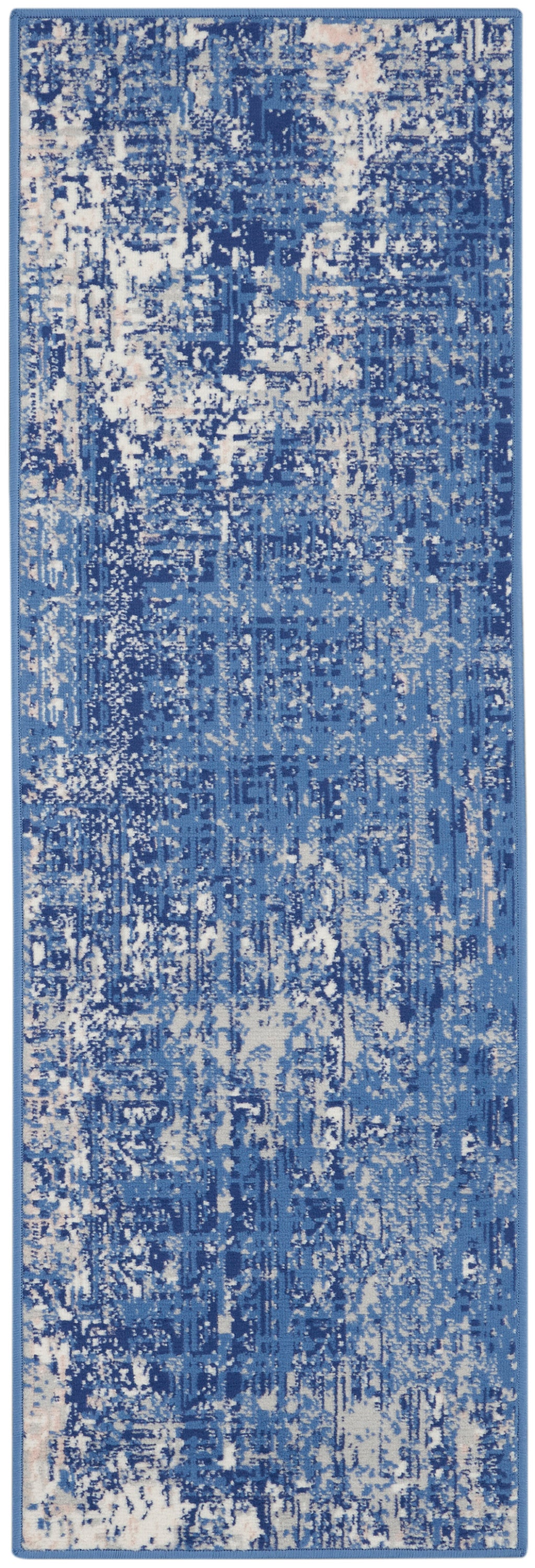 Nourison Home Whimsicle WHS08 Blue Ivory  Contemporary Machinemade Rug