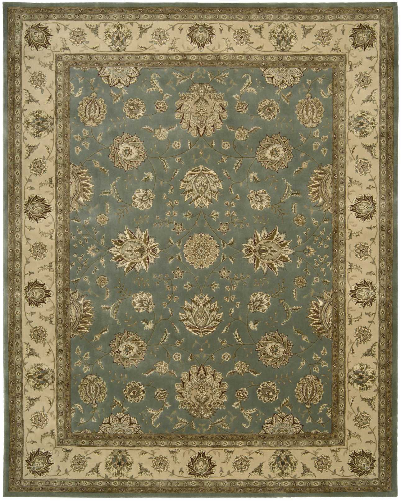 Nourison Home Nourison 2000 2210 Blue  Traditional Tufted Rug