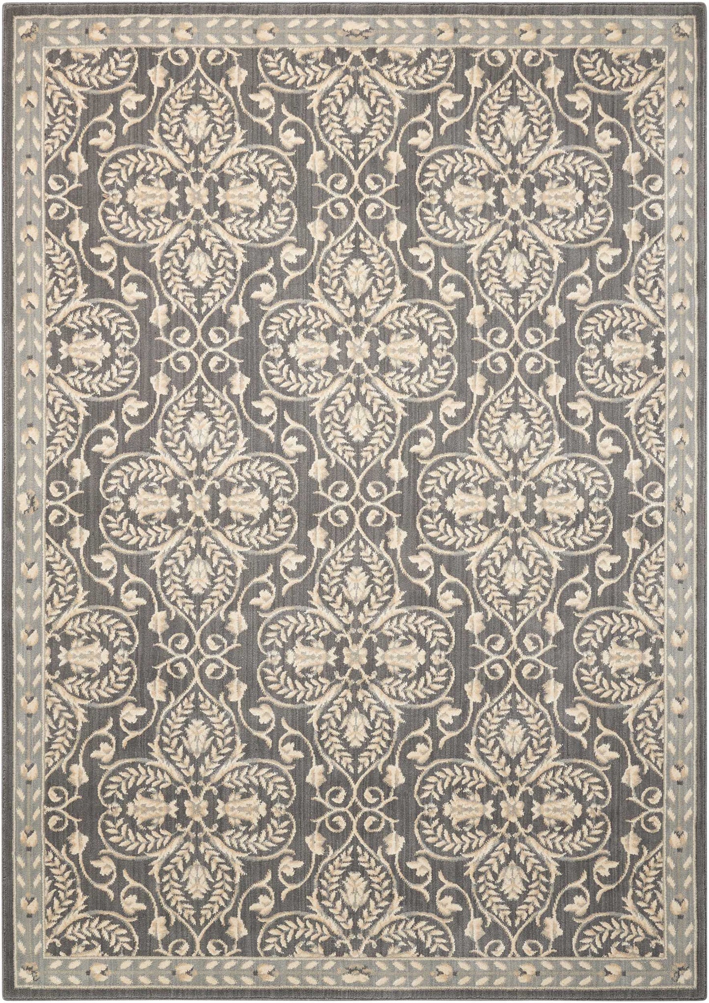 Nourison Home Riviera RI01 Graphite  Traditional Loom Rug