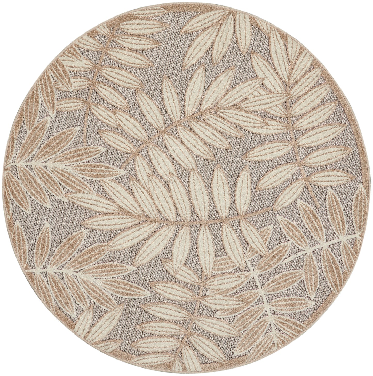 Nourison Home Aloha ALH18 Natural  Contemporary Machinemade Rug