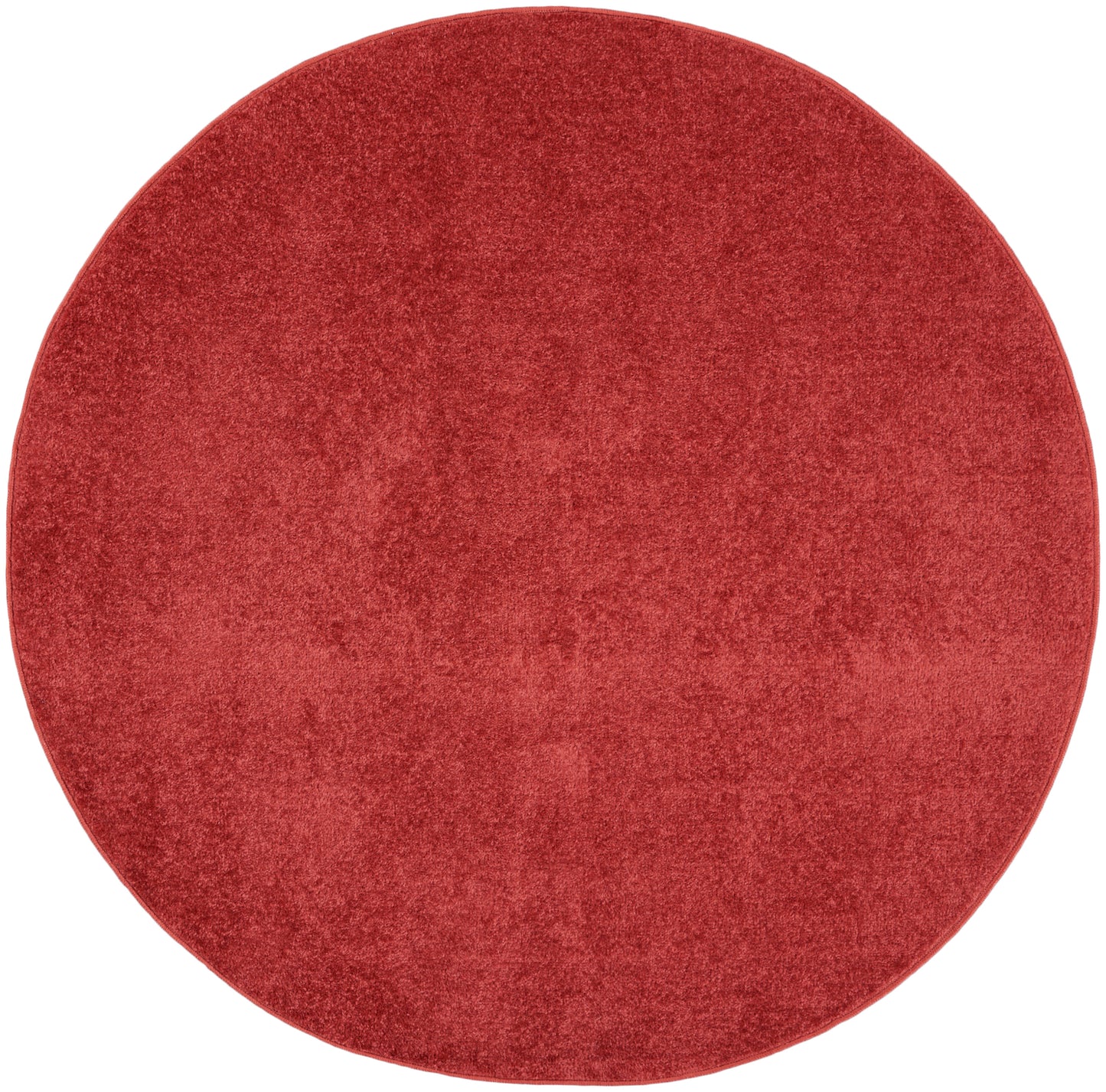 Nourison Home Nourison Essentials NRE01 Brick Red  Contemporary Machinemade Rug