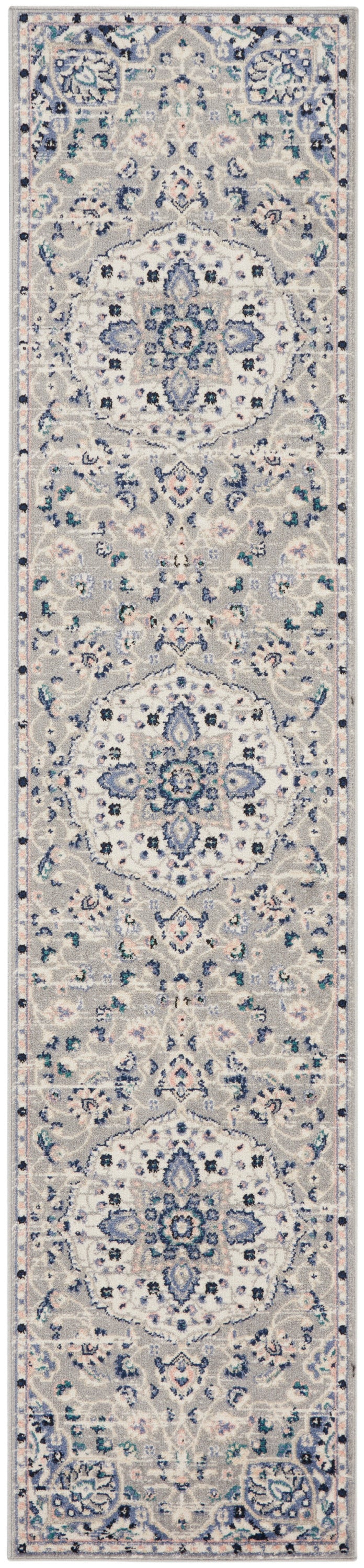 Nourison Home Passion PSN22 Grey Beige  Transitional Machinemade Rug