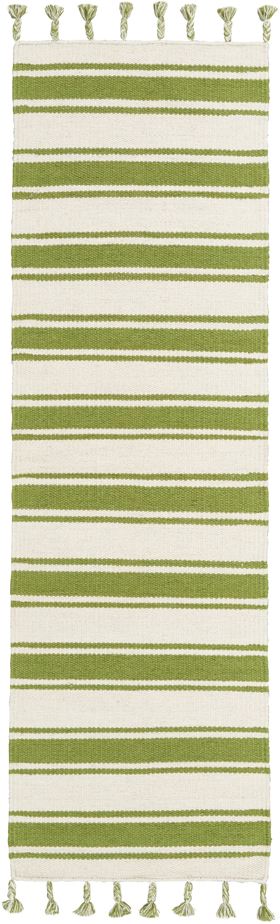 Nourison Home Rio Vista DST01 Ivory Green Contemporary Woven Rug