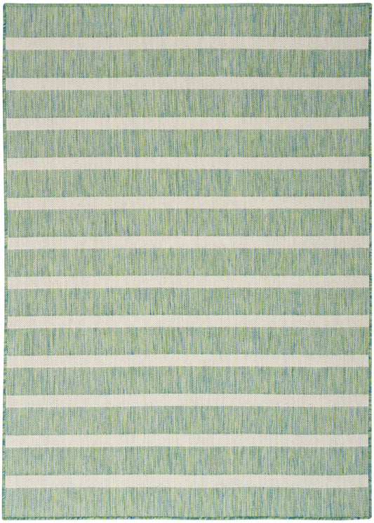 Nourison Home Positano POS03 Blue Green Ivory Contemporary Machinemade Rug