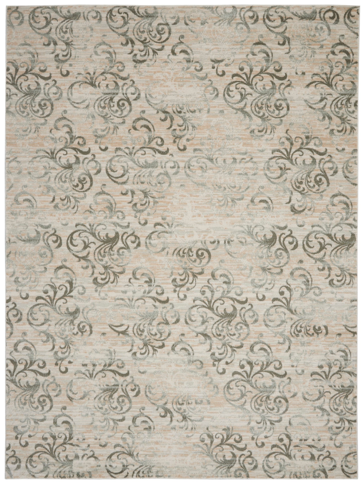 Nourison Home Euphoria EUP01 Bone  Transitional Machinemade Rug