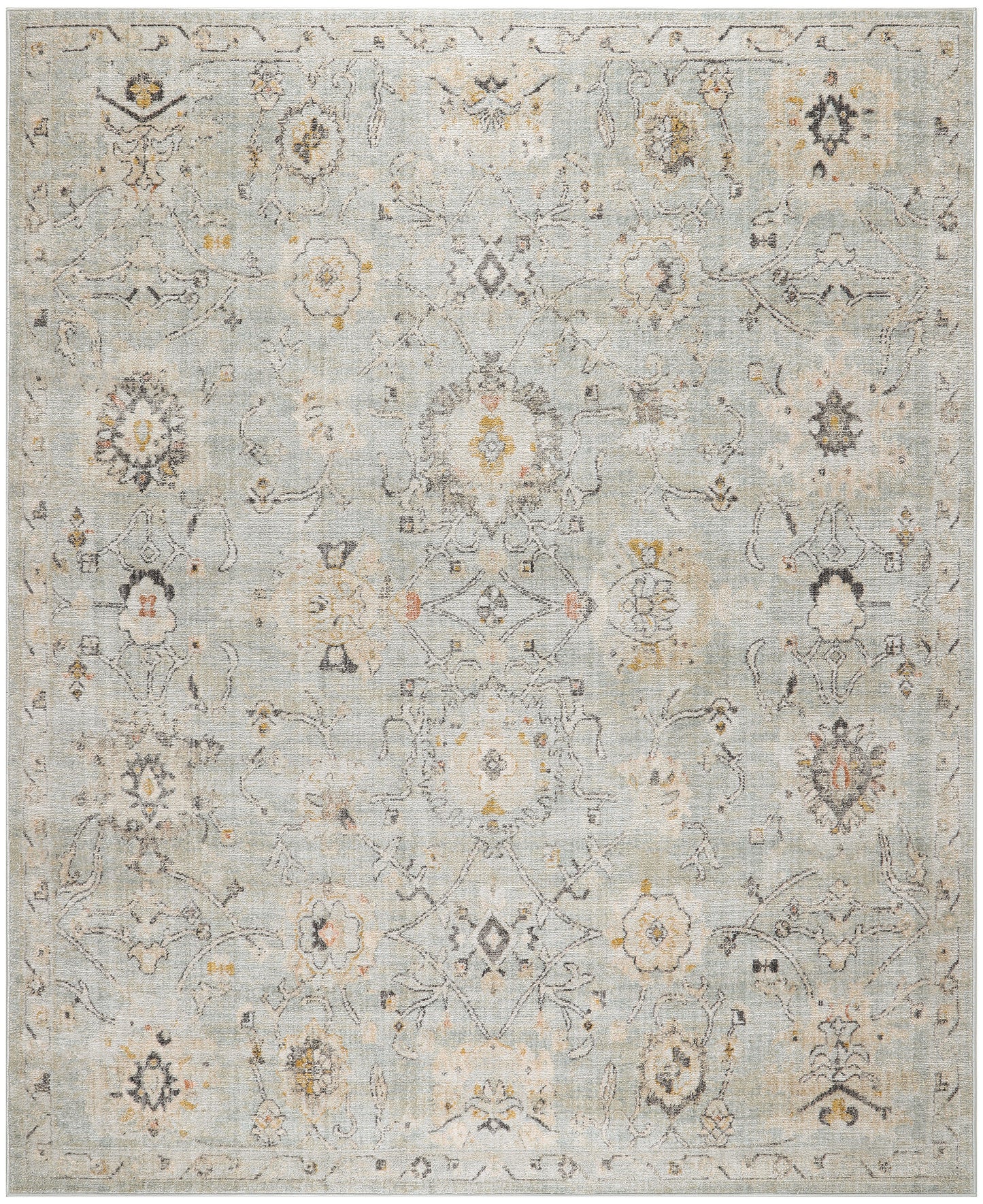 Nourison Home Oushak Home OUS01 Mint  Traditional Woven Rug