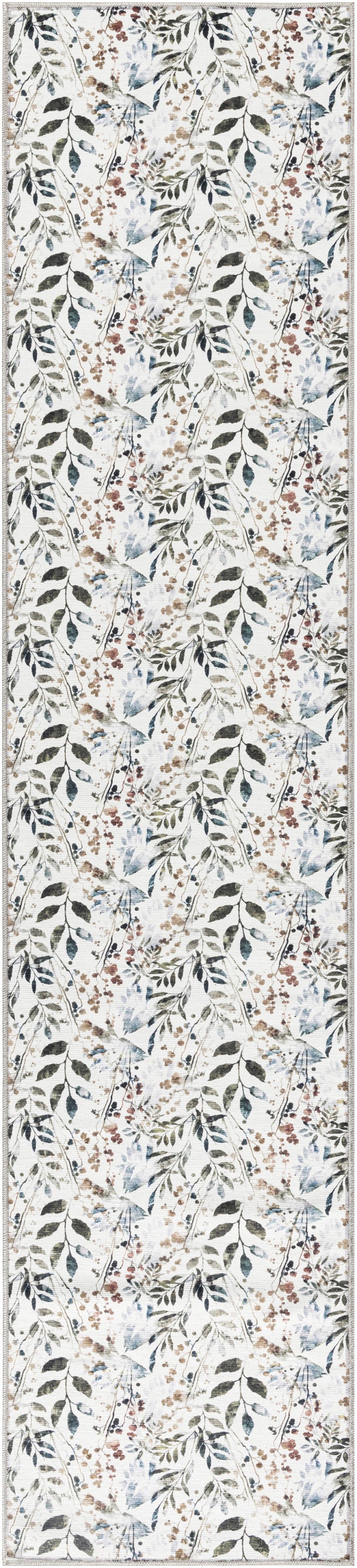 Nourison Home Nourison Washables NWB05 Ivory Multicolor  Traditional Machinemade Rug