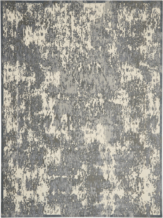 Nourison Home Sahara KI392 Ivory Grey  Contemporary Machinemade Rug