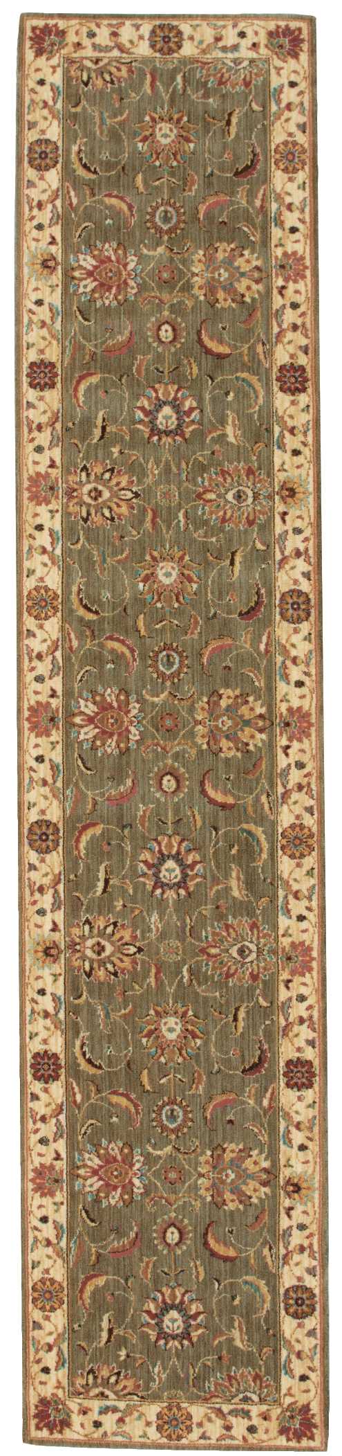 Nourison Home Living Treasures LI04 Green  Traditional Loom Rug