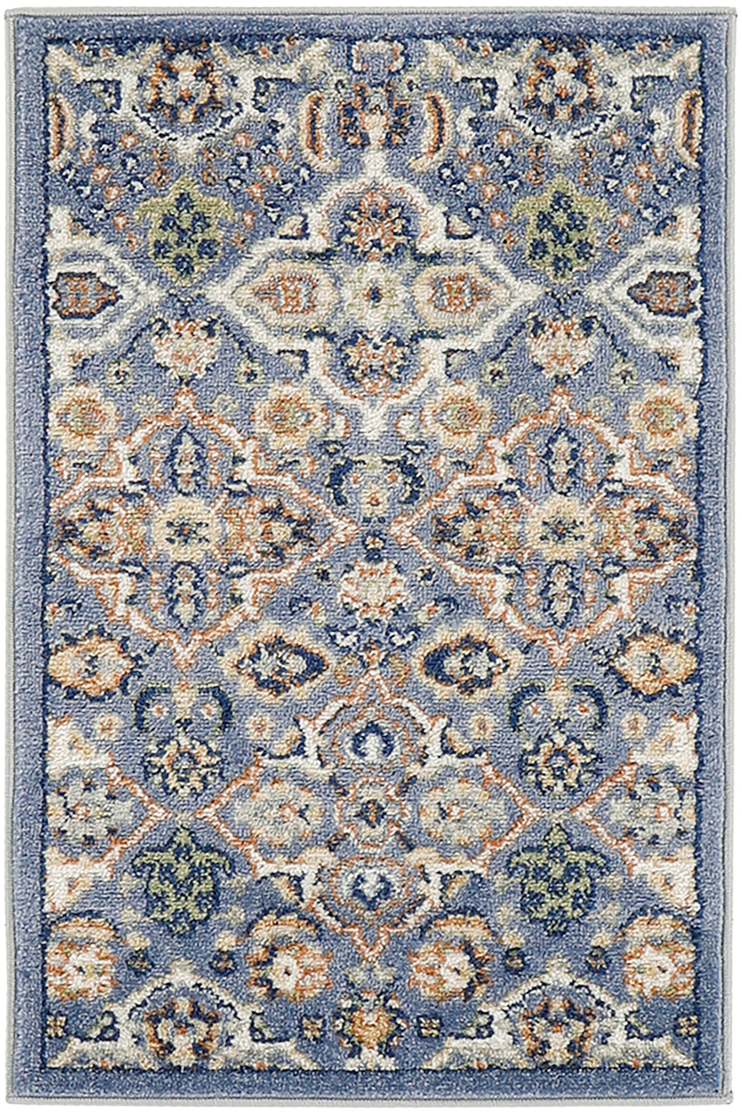 Nourison Home Allur ALR03 Light Blue Transitional Machinemade Rug