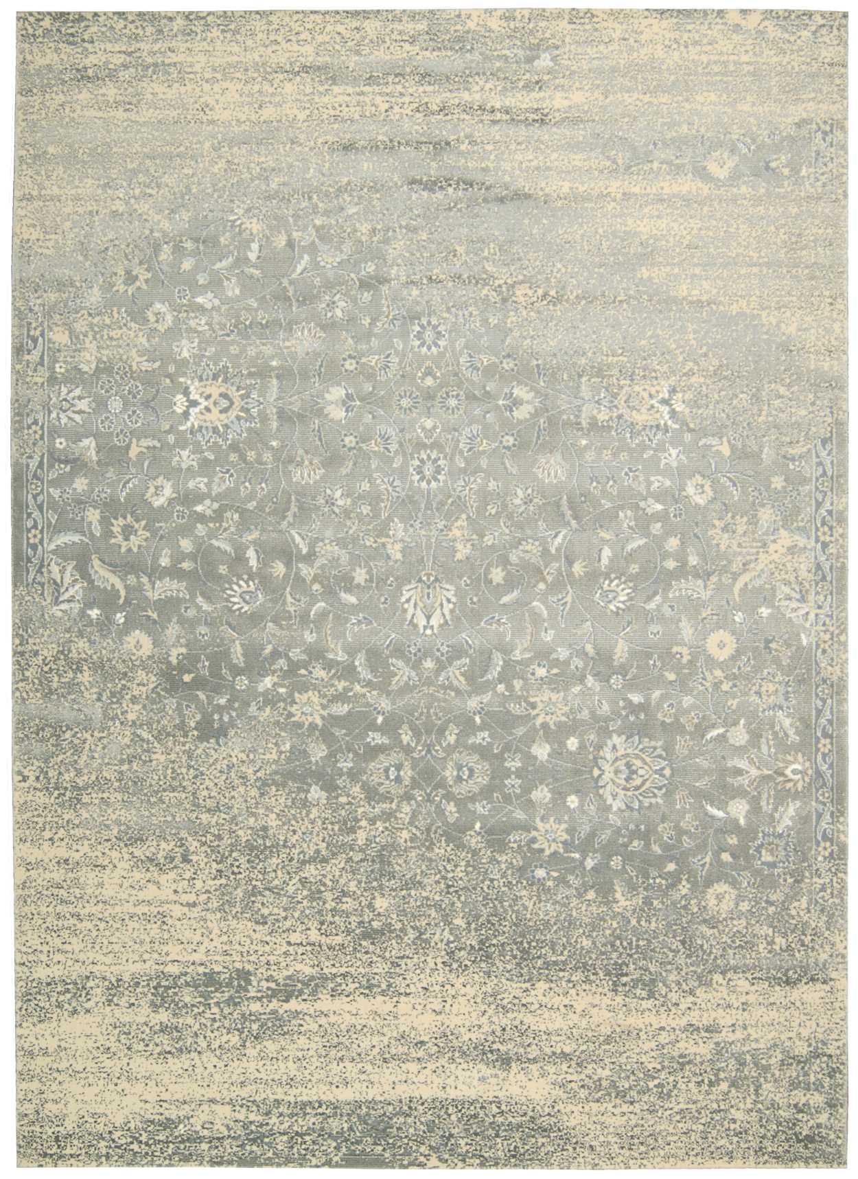 Nourison Home Luminance LUM10 Silver  Transitional Loom Rug