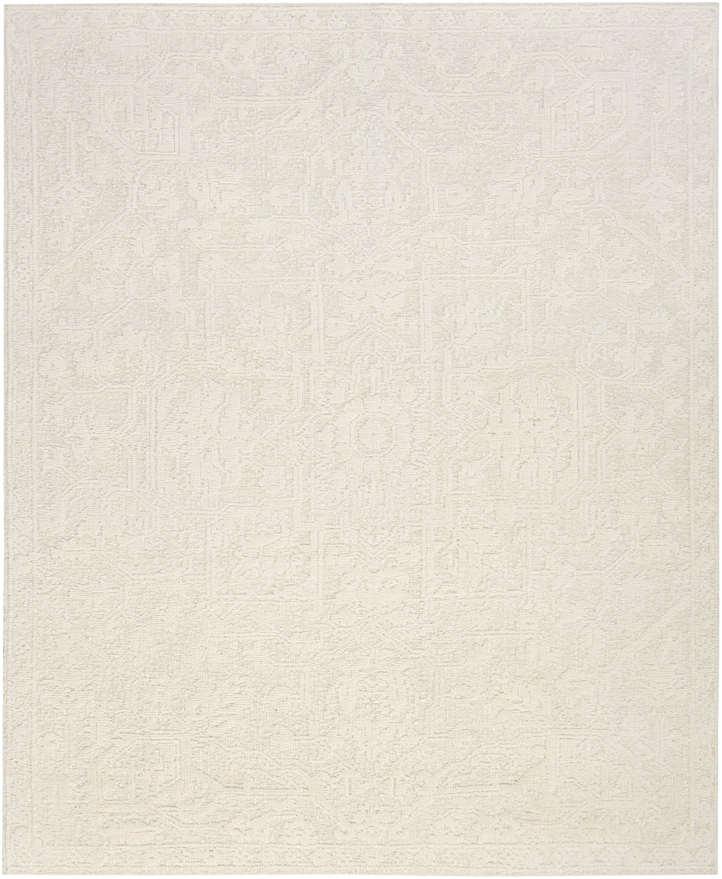 Nourison Home Blanco BLO01 Ivory  Contemporary Knotted Rug