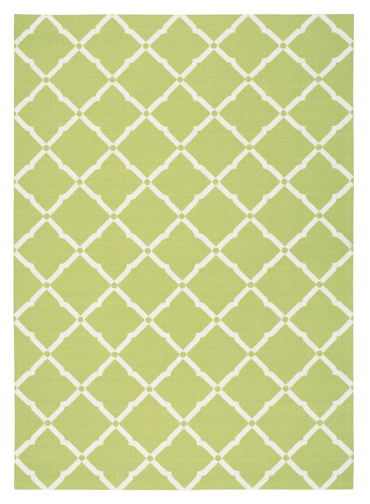 Nourison Home Home & Garden RS091 Light Green Transitional Machinemade Rug