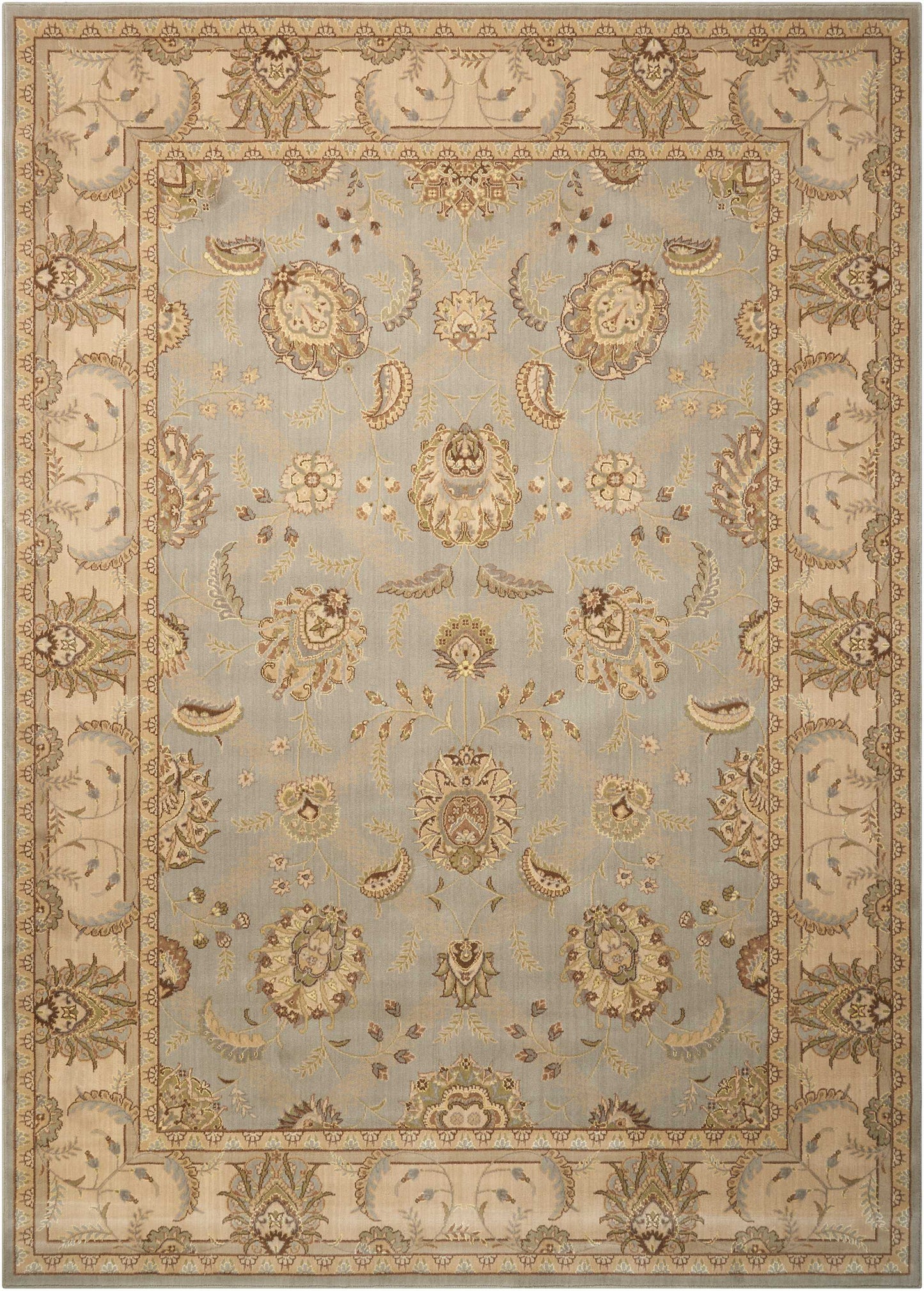 Nourison Home Persian Empire PE22 Aqua Traditional Loom Rug