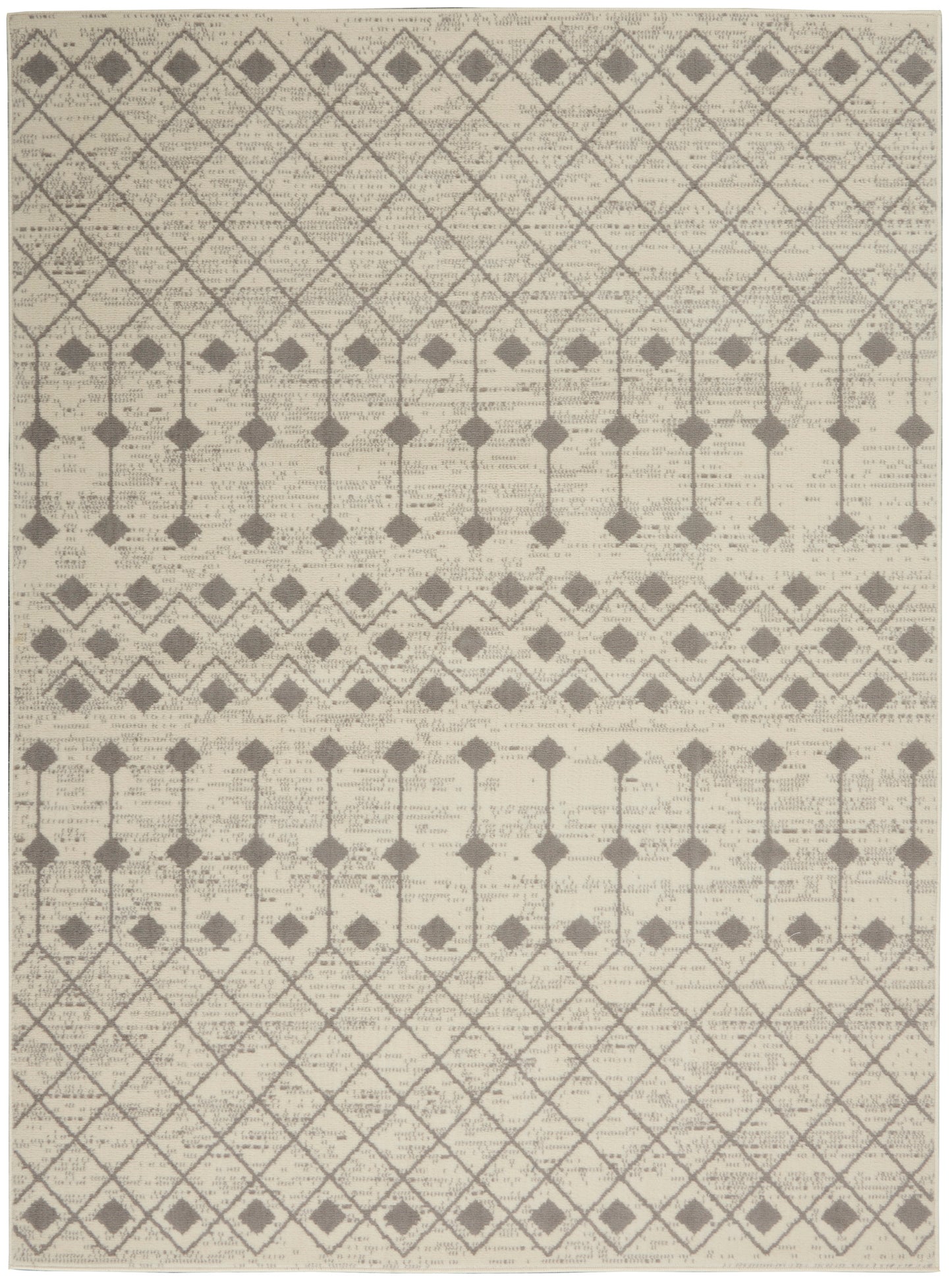 Nourison Home Grafix GRF37 Ivory Grey  Transitional Machinemade Rug