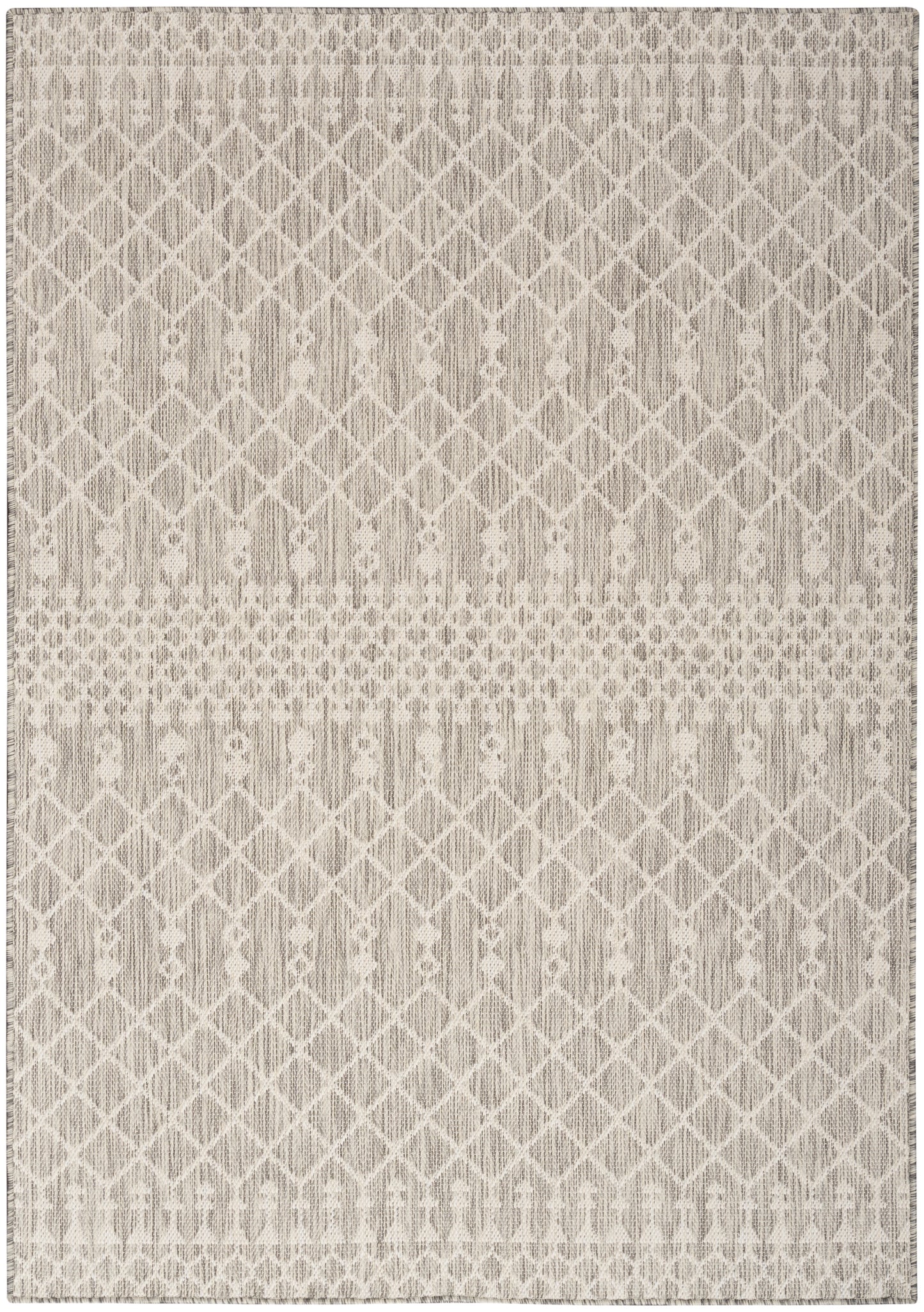 Nourison Home Positano POS02 Light Grey Contemporary Machinemade Rug