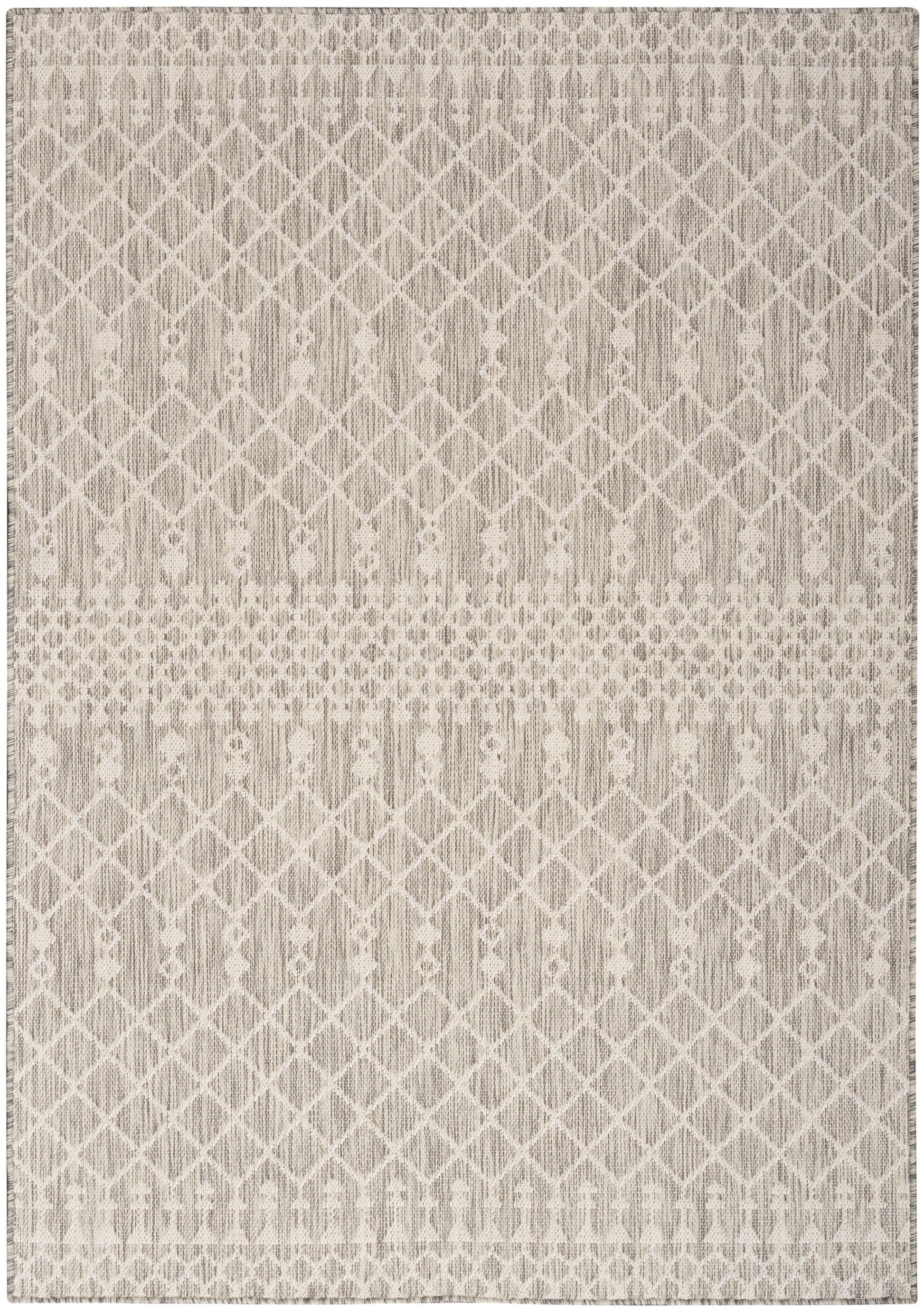 Nourison Home Positano POS02 Light Grey Contemporary Machinemade Rug