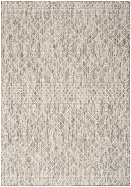 Nourison Home Positano POS02 Light Grey Contemporary Machinemade Rug