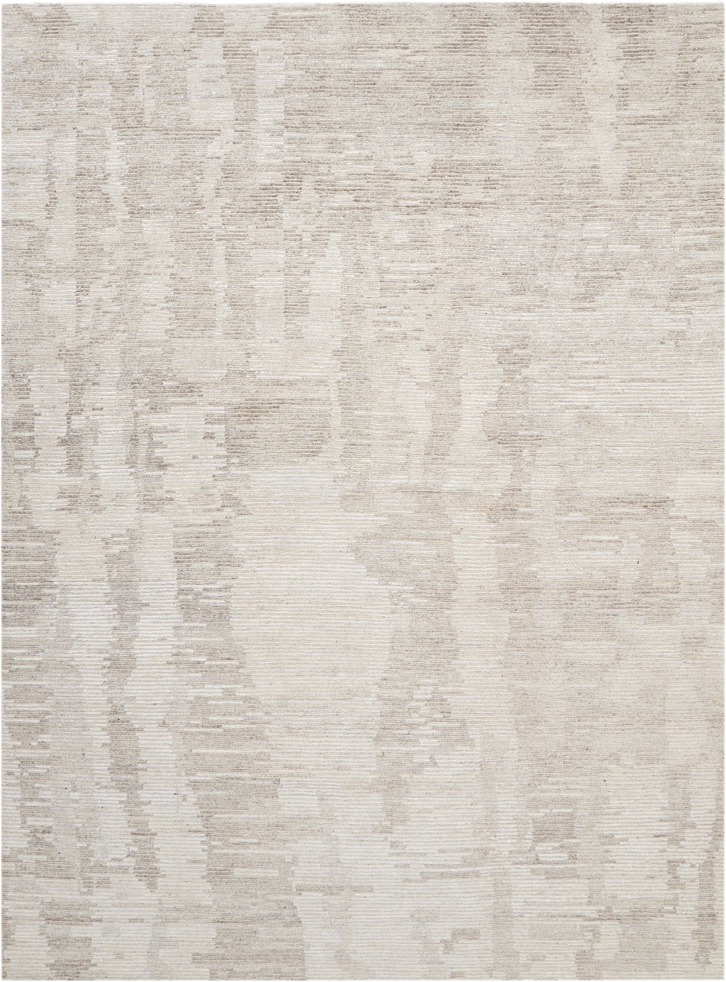 Nourison Home Ellora ELL01 Ivory Grey  Contemporary Knotted Rug