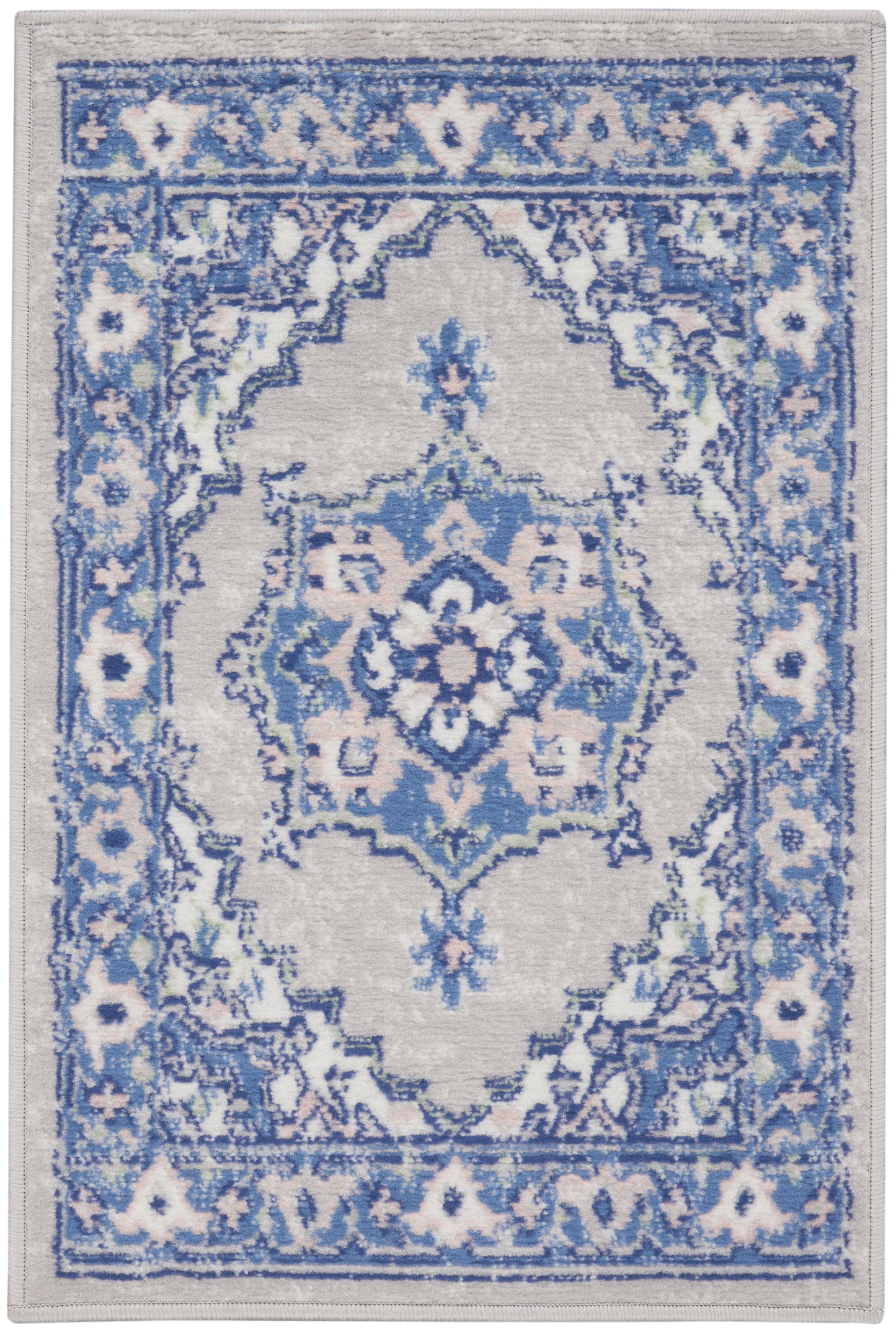 Nourison Home Whimsicle WHS03 Grey Blue Transitional Machinemade Rug